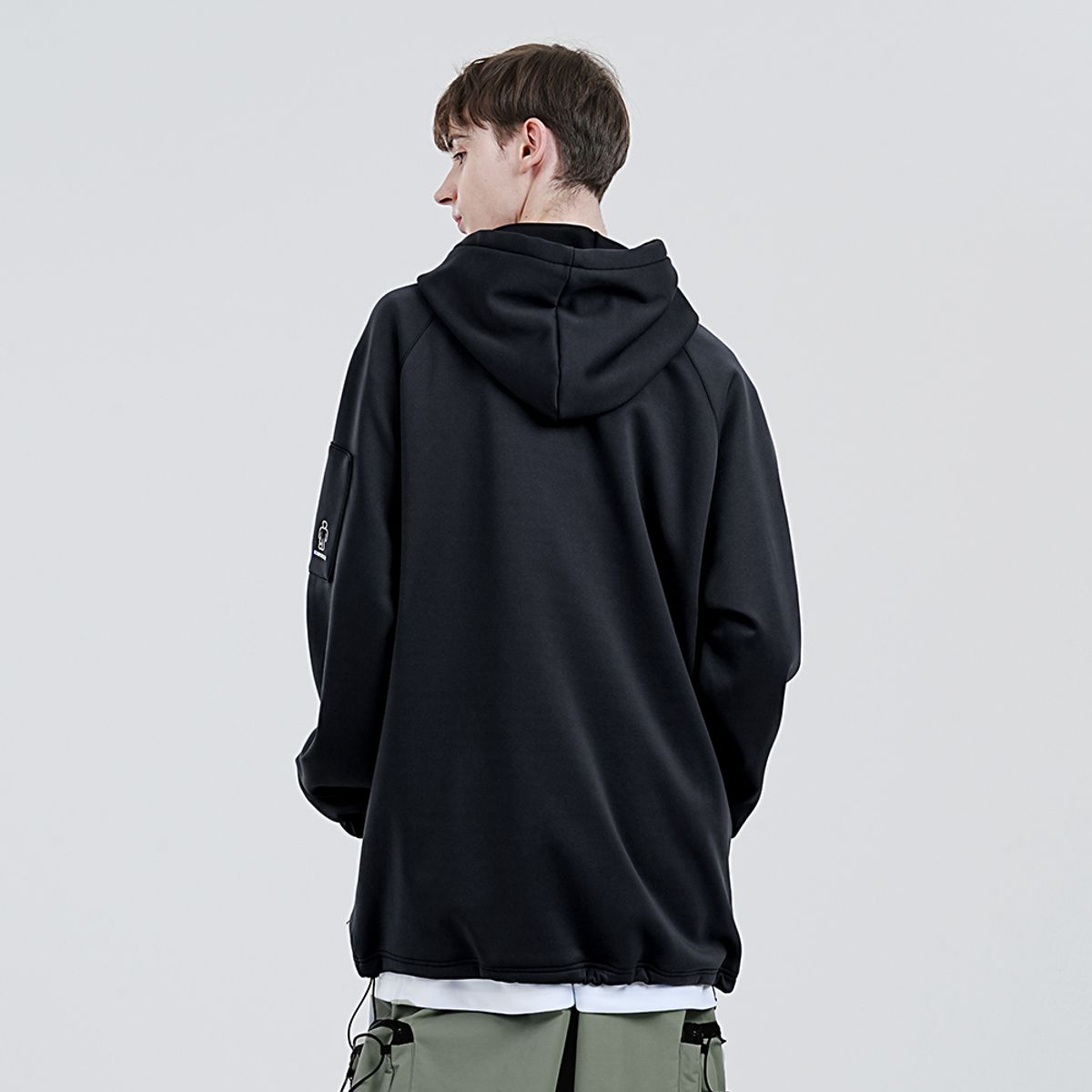 롬프(ROMP) TS SNOW HOODIE (BLACK)