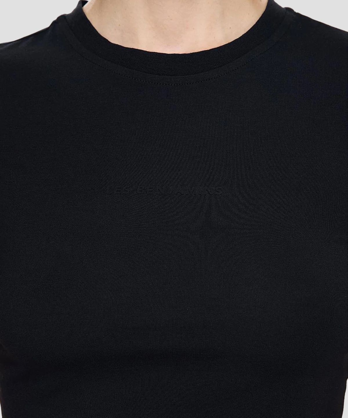 레 벤자민(LES BENJAMINS) (W) 반팔티 410 블랙 SHORT SLEEVE TEE 410 BLACK