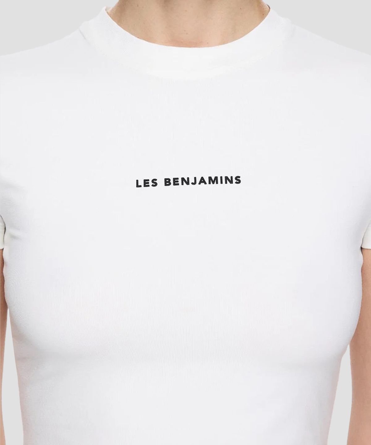 레 벤자민(LES BENJAMINS) (W) 반팔티 413 화이트 SHORT SLEEVE TEE 413 WHITE