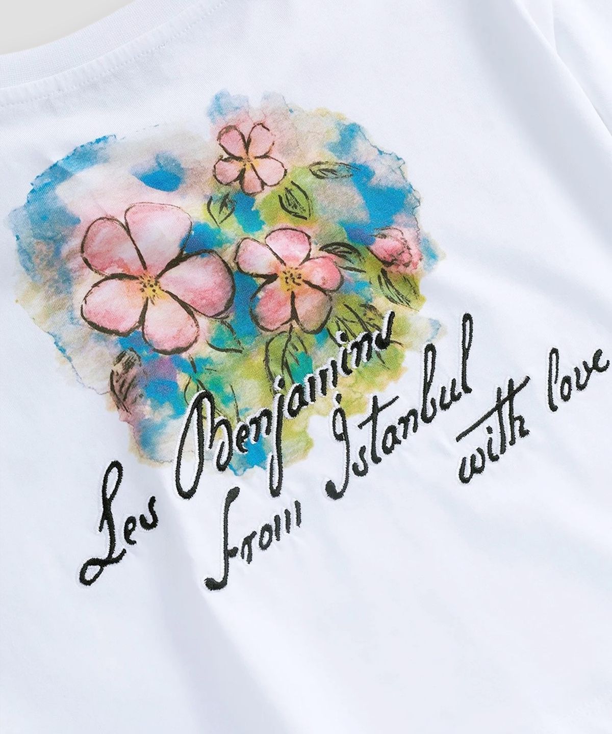 레 벤자민(LES BENJAMINS) (W) 티 026 화이트 TEE 026 WHITE