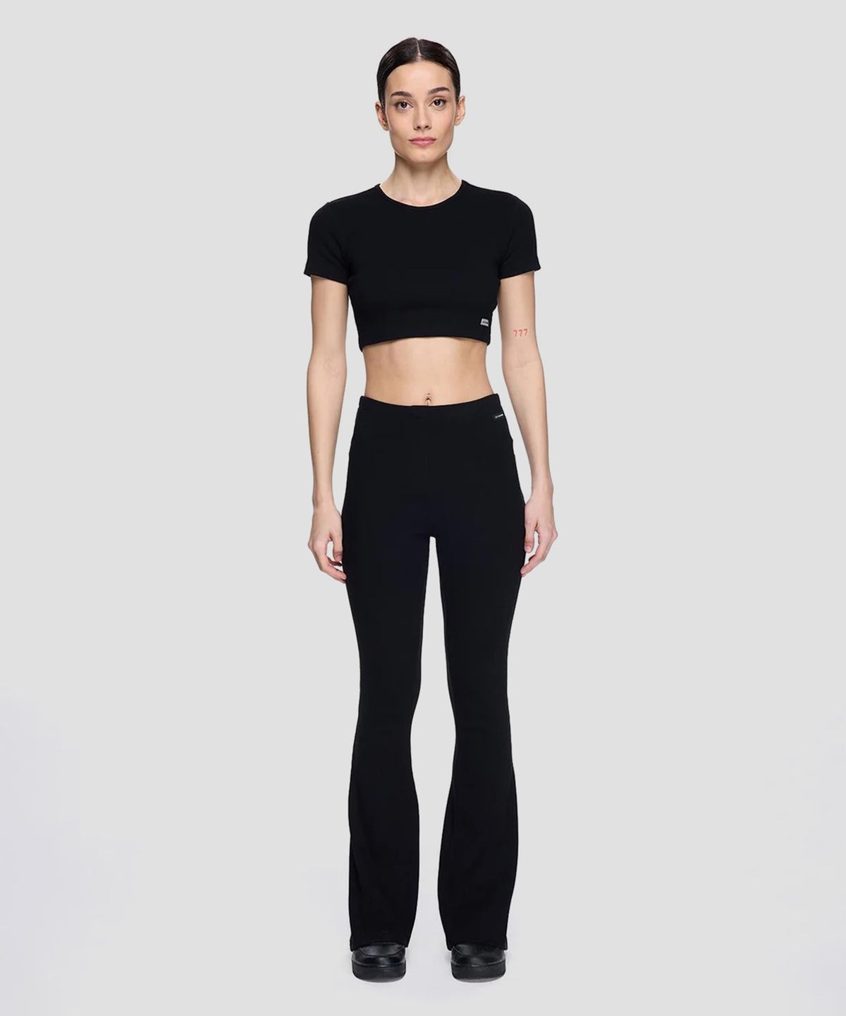 레 벤자민(LES BENJAMINS) (W) 레깅스 402 블랙 LEGGING 402 BLACK