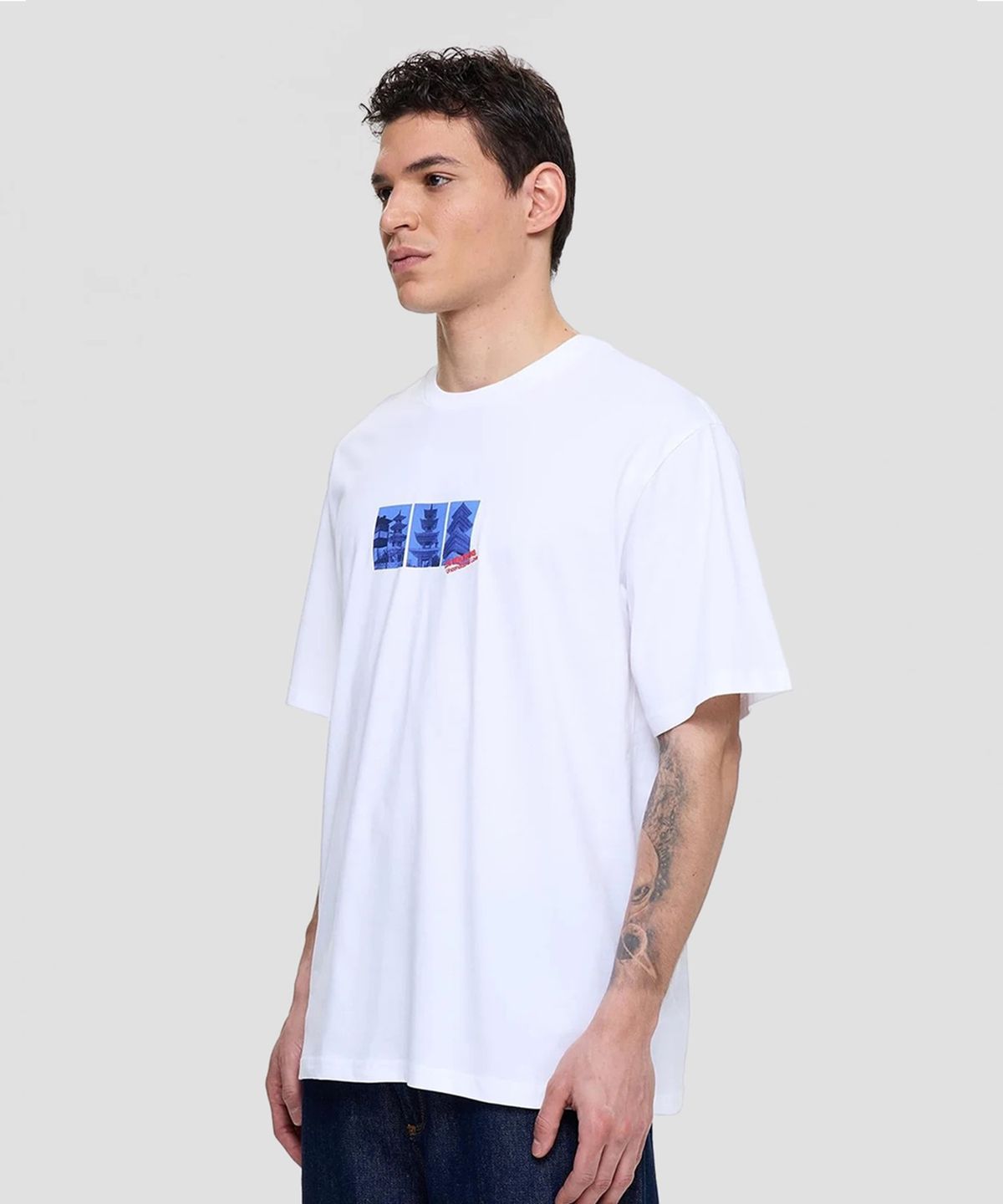 레 벤자민(LES BENJAMINS) (M) 릴렉스드 티셔츠 006 화이트 RELAXED TEE 006 WHITE