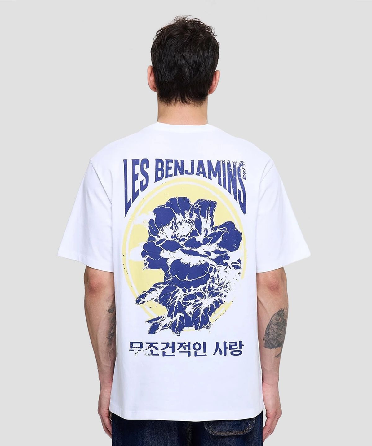 레 벤자민(LES BENJAMINS) (M) 릴렉스드 티셔츠 002 화이트 RELAXED TEE 002 WHITE