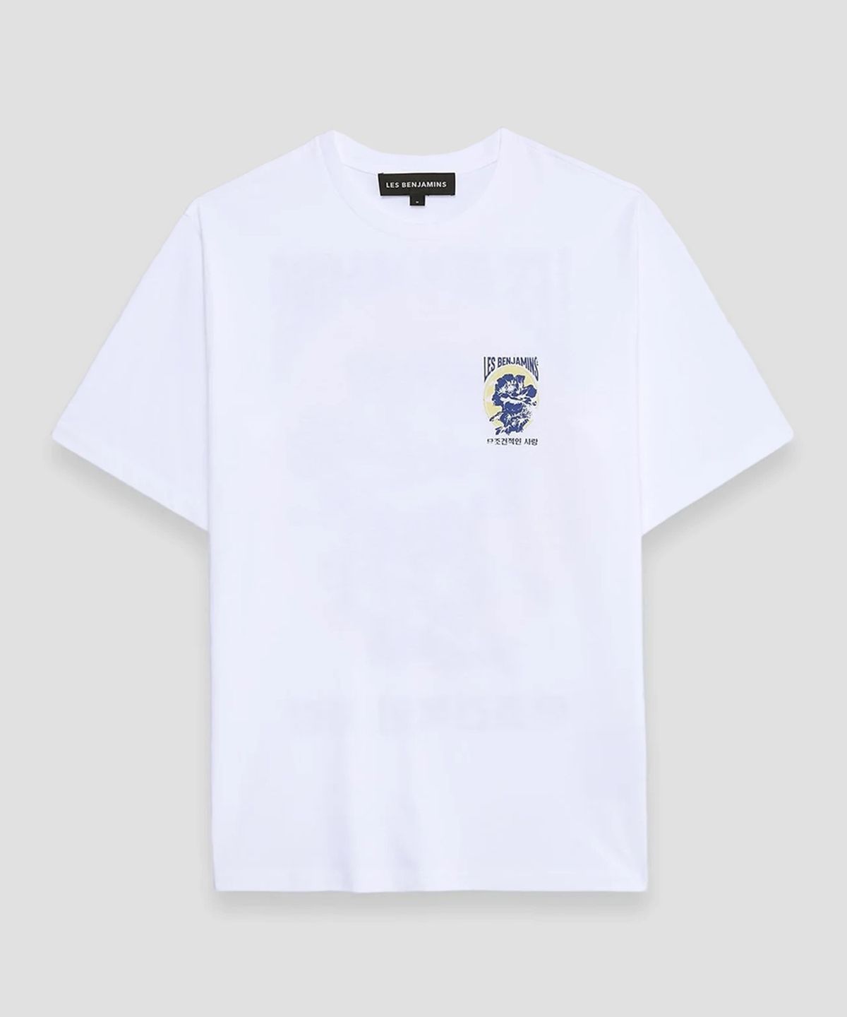 레 벤자민(LES BENJAMINS) (M) 릴렉스드 티셔츠 002 화이트 RELAXED TEE 002 WHITE
