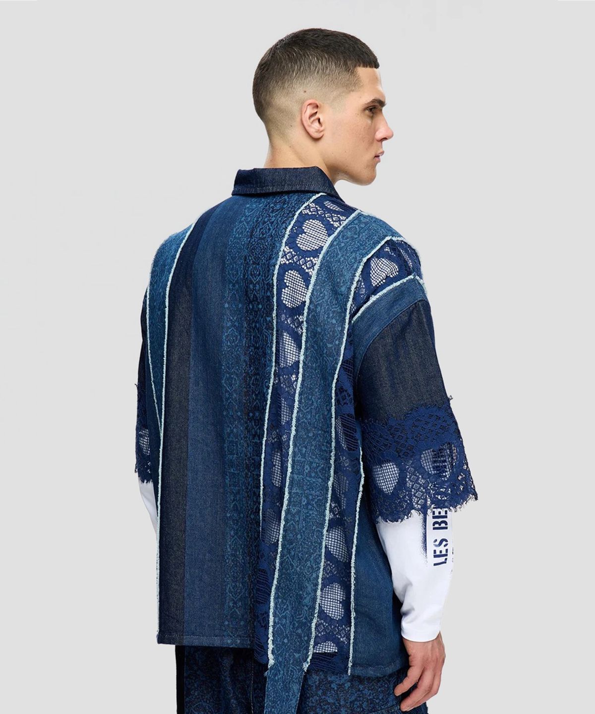 레 벤자민(LES BENJAMINS) (M) 데님 셔츠 105 인디고 DENIM SHIRT 105 INDIGO
