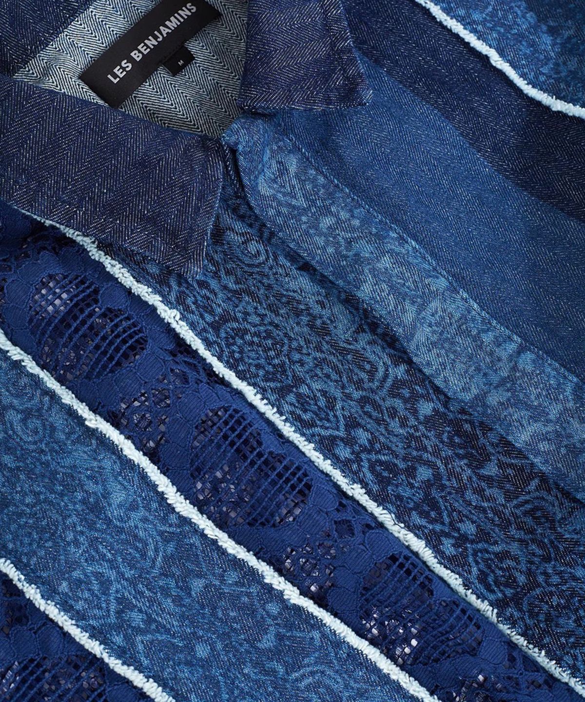 레 벤자민(LES BENJAMINS) (M) 데님 셔츠 105 인디고 DENIM SHIRT 105 INDIGO