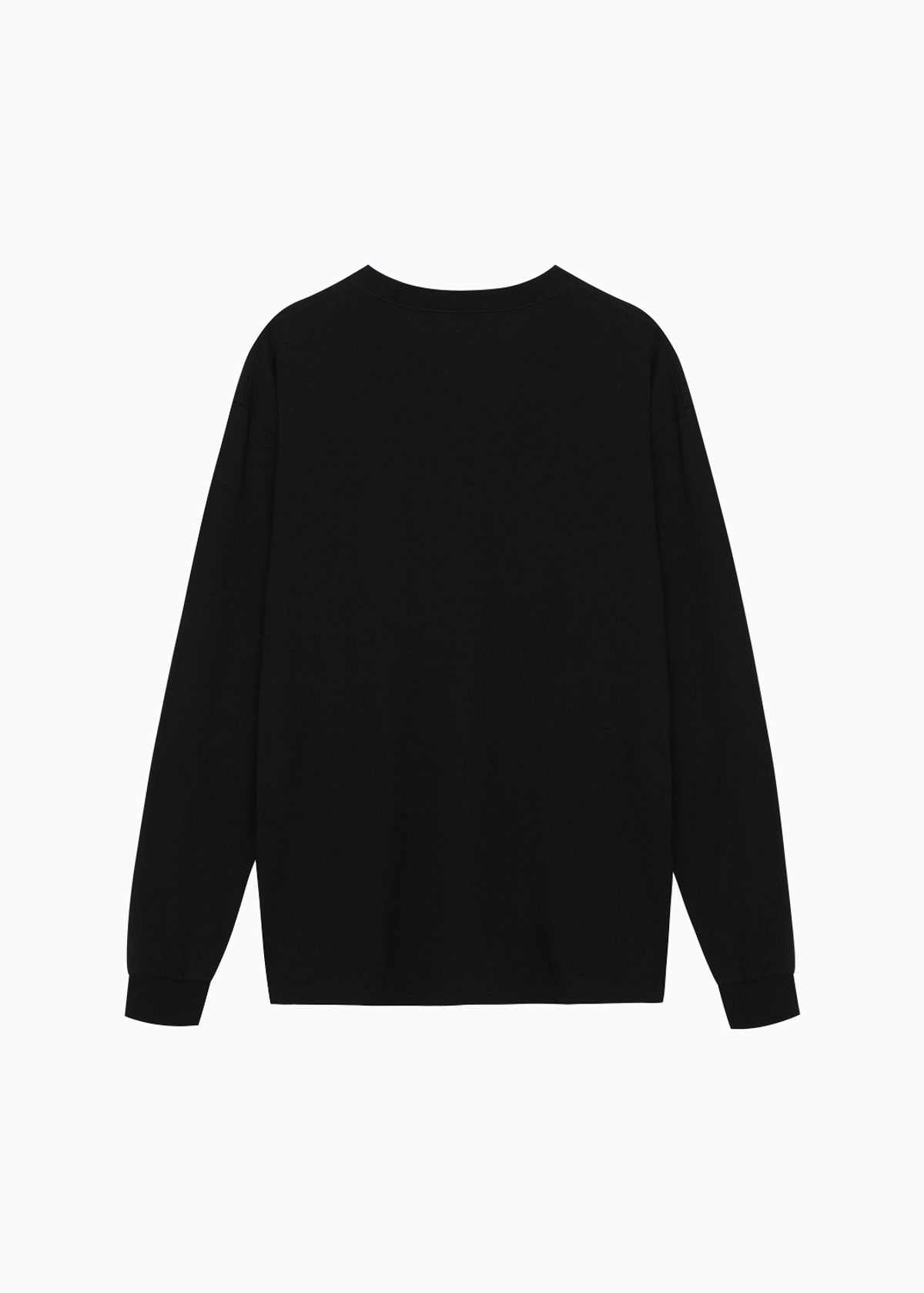 라임라잇 어패럴(LIMELIGHT APPAREL) 어패럴 자수 심플 로고 롱 슬리브 (블랙/블루)