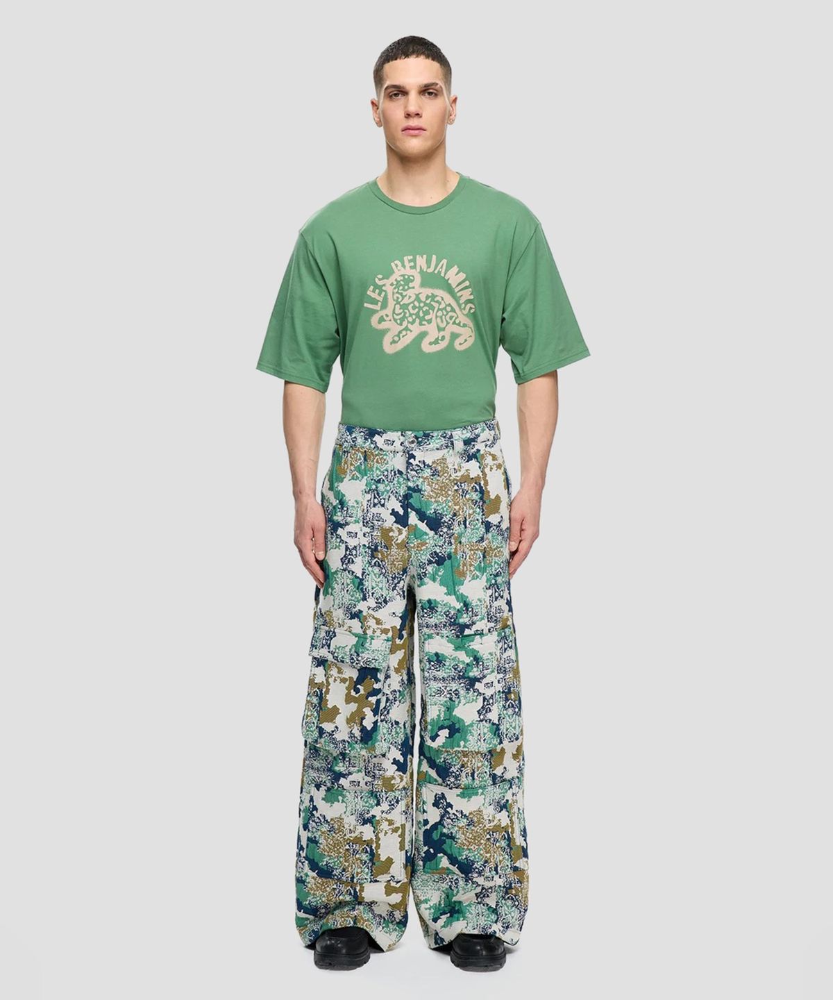 레 벤자민(LES BENJAMINS) (M) 유틸리티 팬츠 006 카모 카페트 UTILITY PANT 006 CAMO CARPET