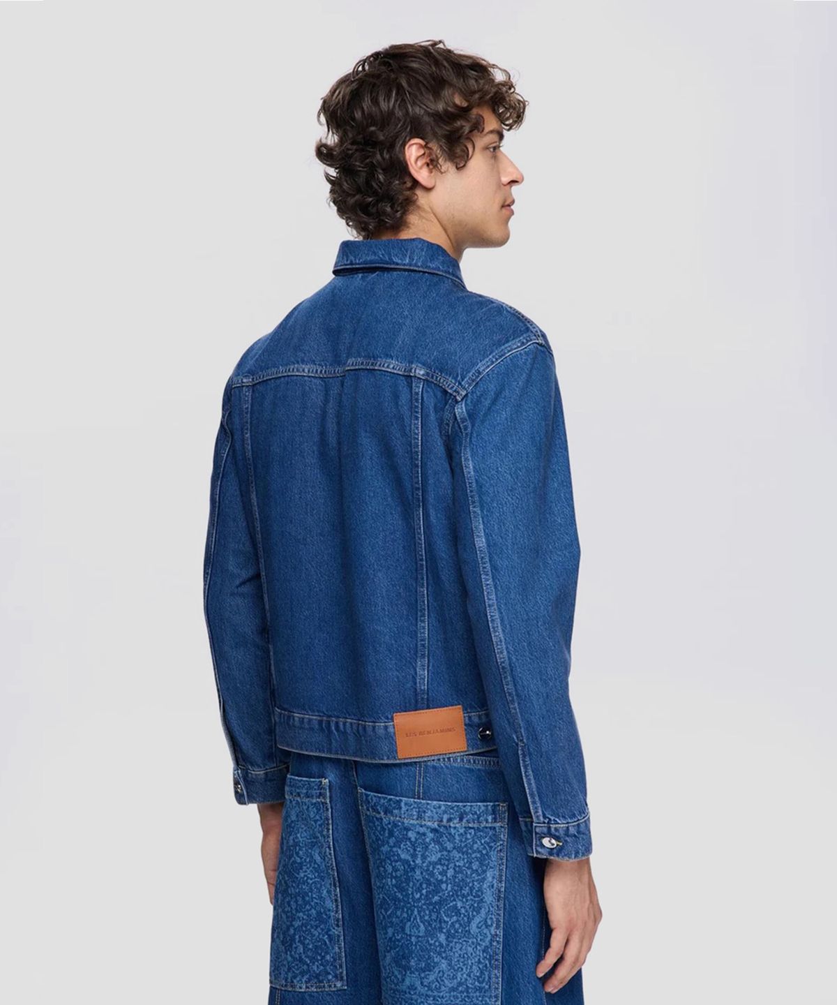 레 벤자민(LES BENJAMINS) (M) 데님 재킷 401 스톤 워시 DENIM JACKET 401 STONE WASH