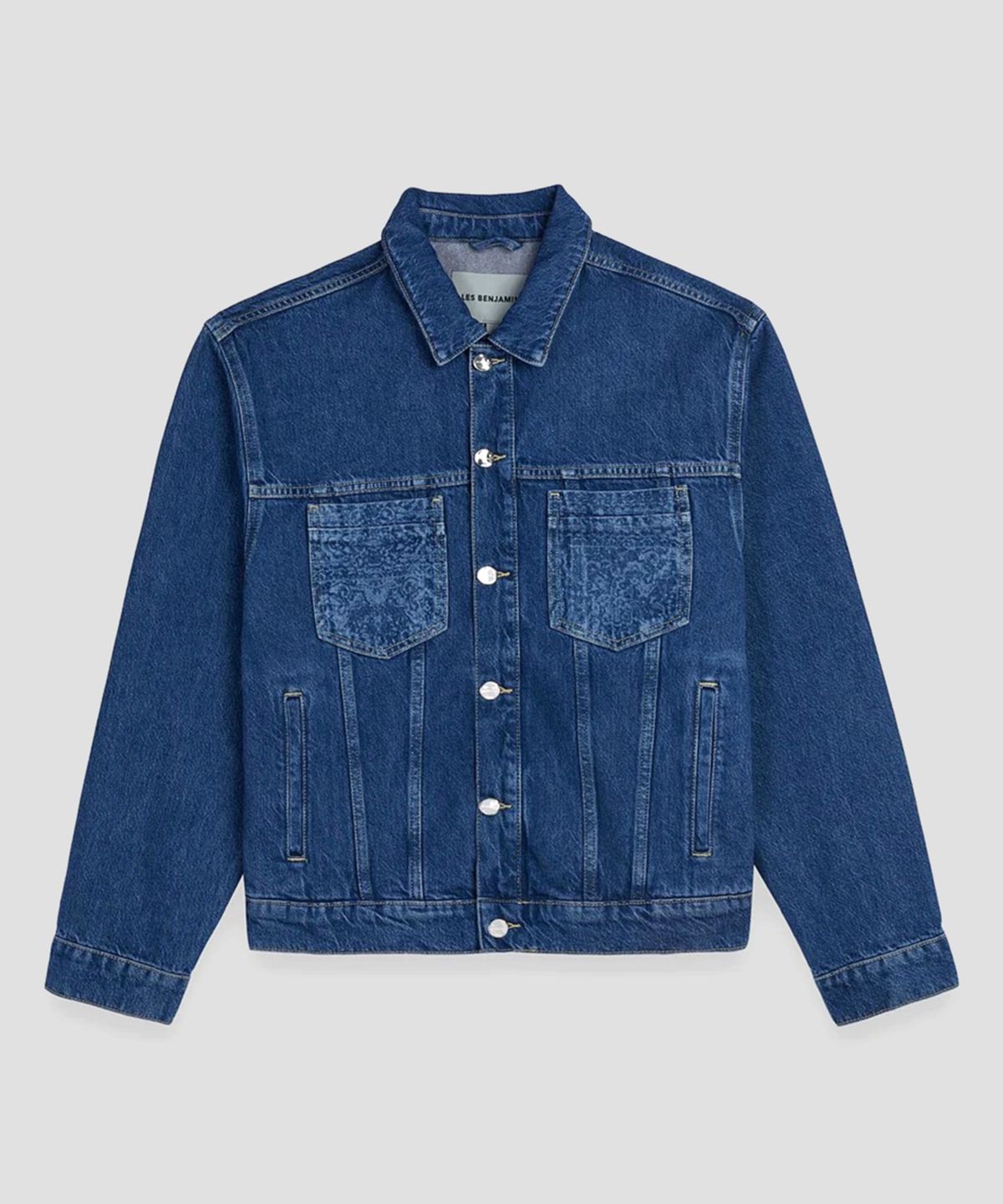 레 벤자민(LES BENJAMINS) (M) 데님 재킷 401 스톤 워시 DENIM JACKET 401 STONE WASH
