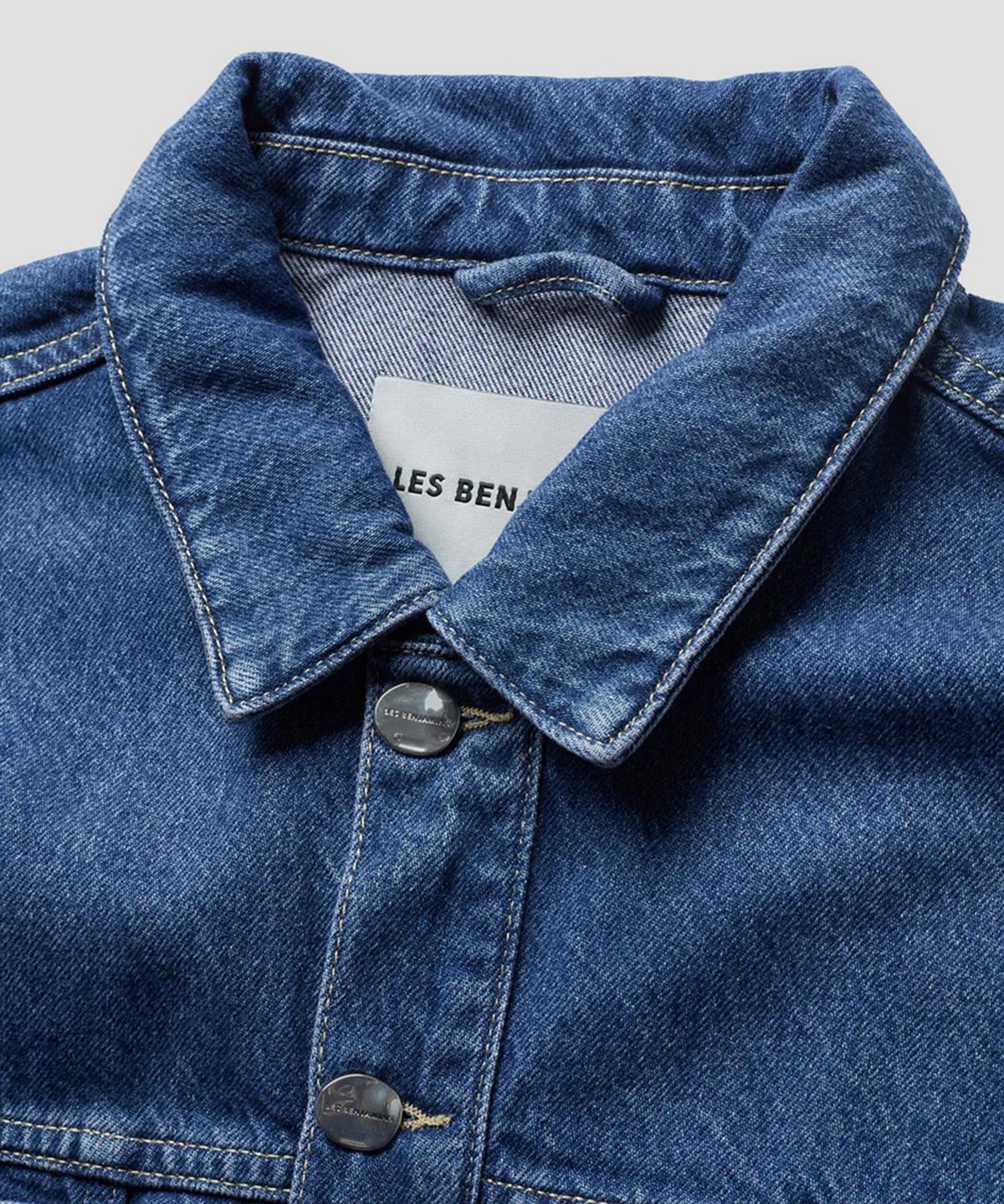 레 벤자민(LES BENJAMINS) (M) 데님 재킷 401 스톤 워시 DENIM JACKET 401 STONE WASH