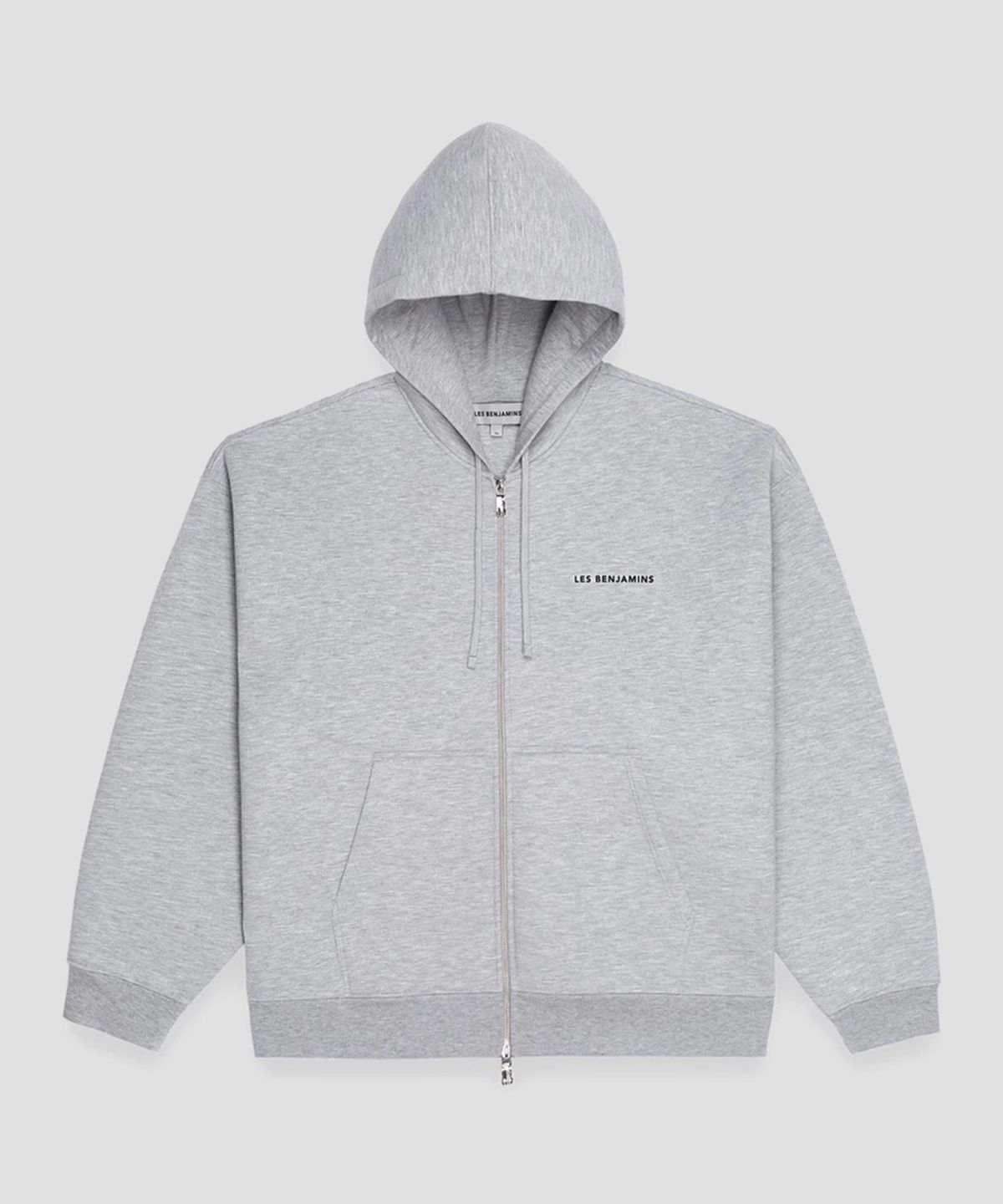 레 벤자민(LES BENJAMINS) (M) 지퍼 후드티 401 그레이 멜란지 ZIP HOODIES 401 GREY MENLANGE