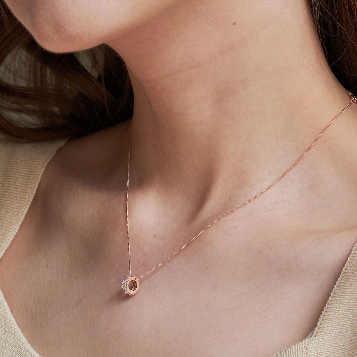 러비앤비(LOVEENB) [14K gold] 풀 래디언트 참 펜던트
