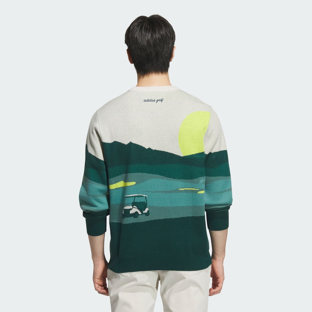 아디다스 골프(ADIDAS GOLF) 남성용 그래픽 스웨터 롱 슬리브 JL7951