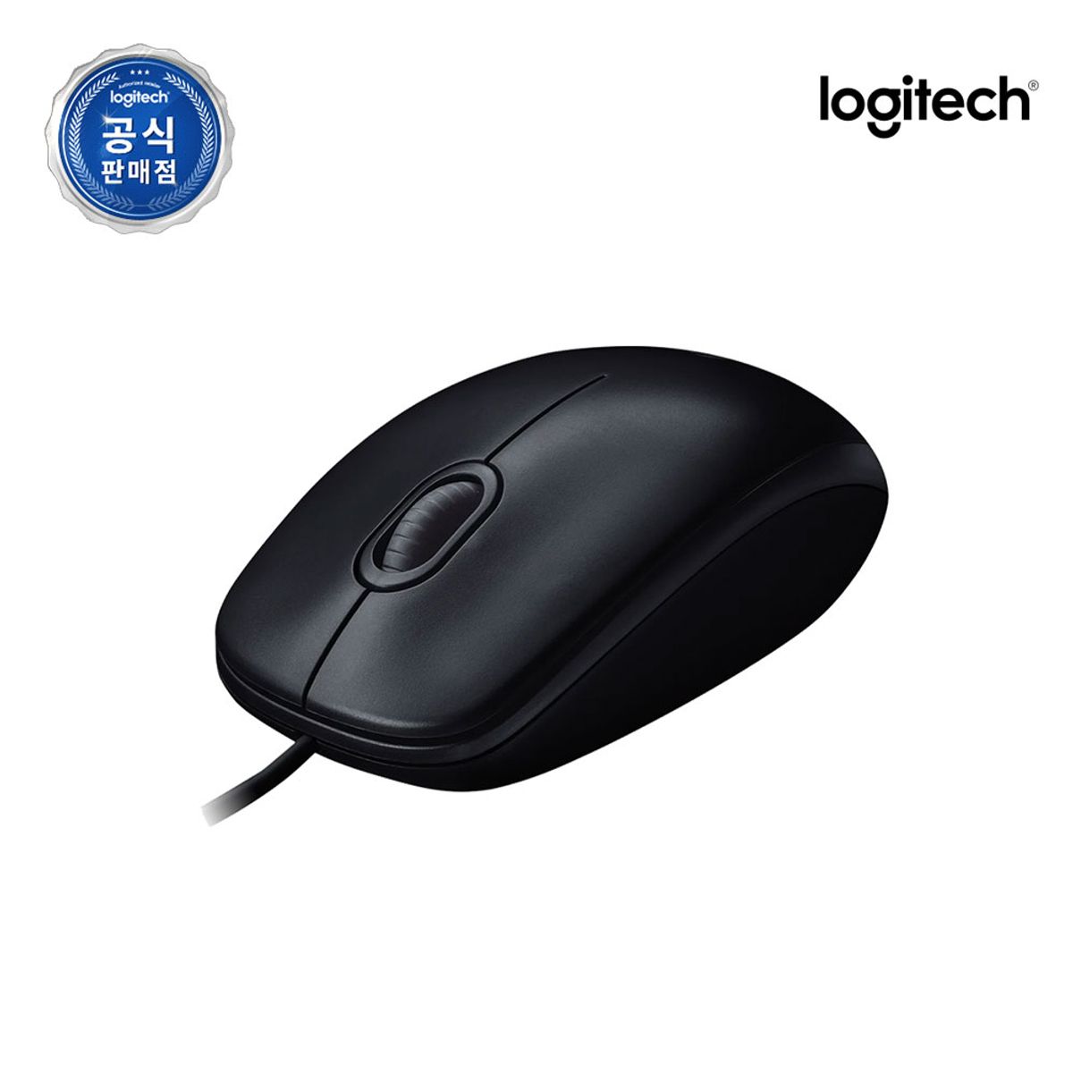 로지텍(LOGITECH) 로지텍코리아 공식 M100R 유선마우스 블랙