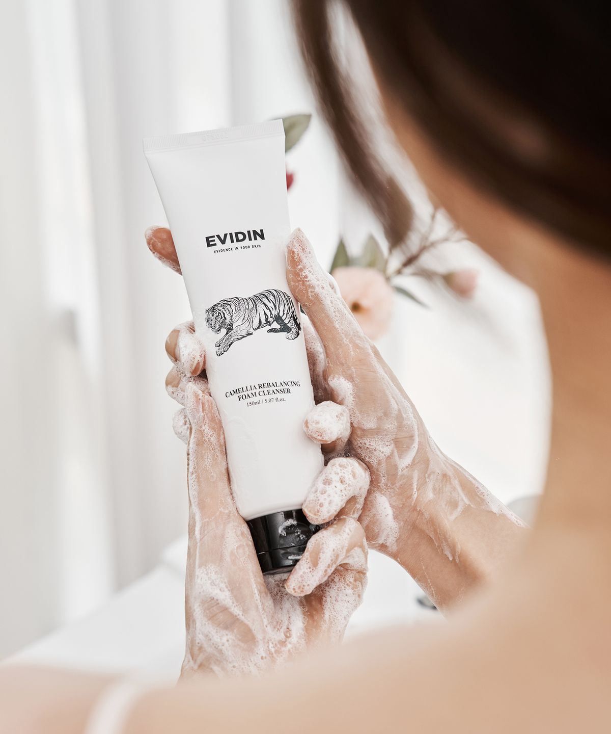에비딘(EVIDENCE IN YOUR SKIN) 까멜리아 선케어 세트(폼클렌저 150ml+선크림 50mlx2개)