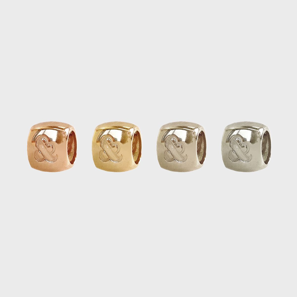 러비앤비(LOVEENB) [14K gold] 큐브 & 참 펜던트