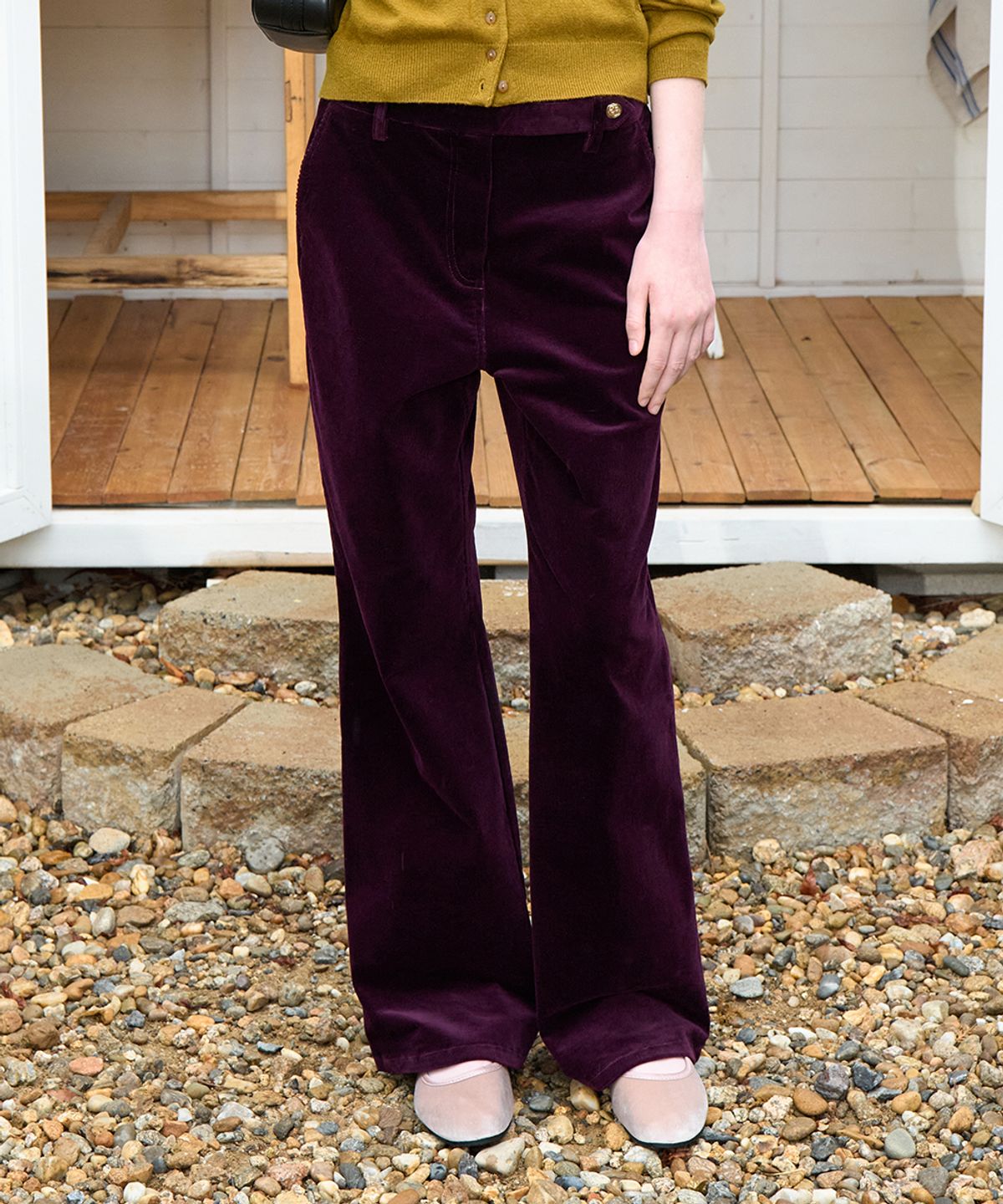 클로르(CLOR) CORDUROY FLARE PANTS - 3 colors