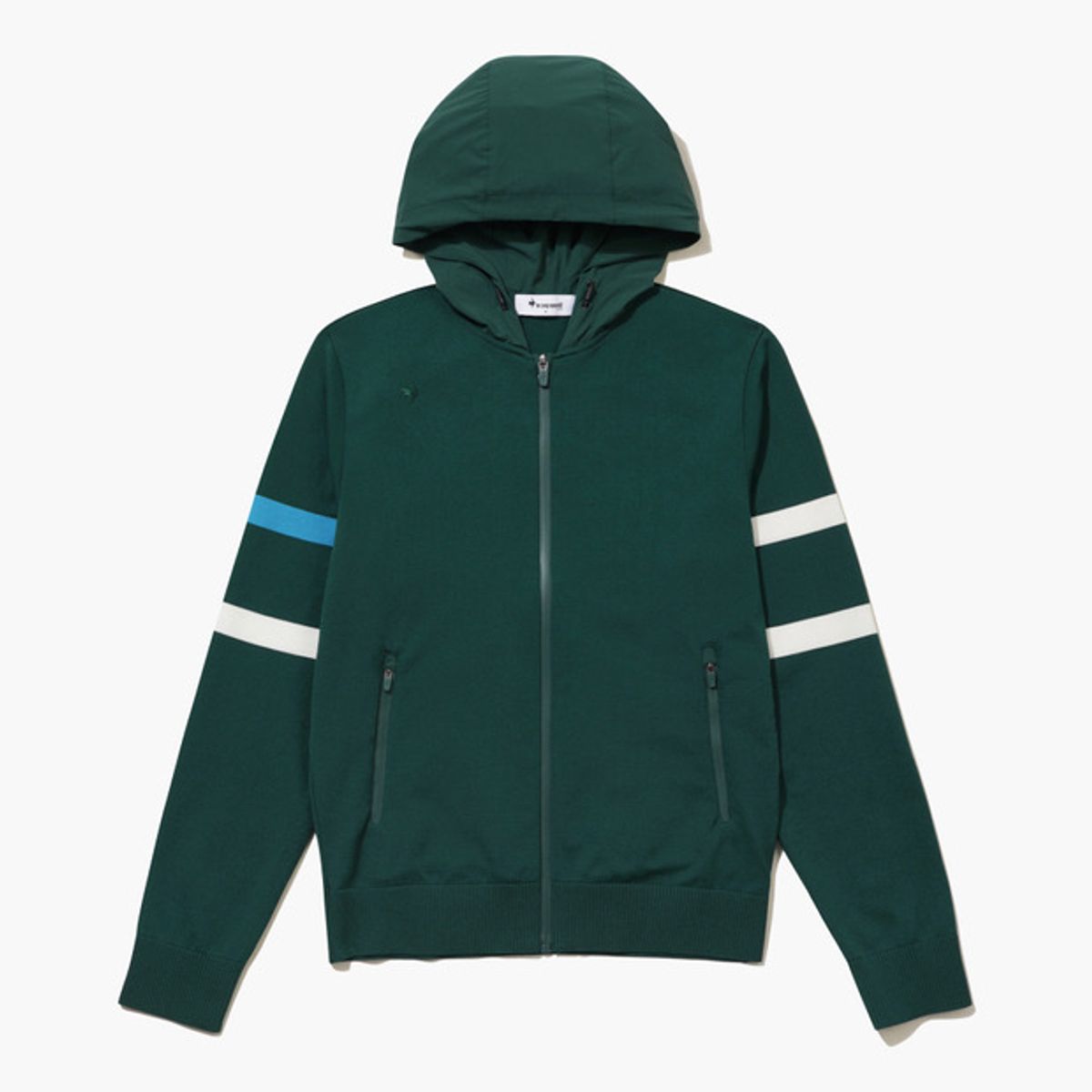 르꼬끄 골프(LECOQ GOLF) 남성 우븐 후드 풀집업 가디건 (GQ321MKC92)
