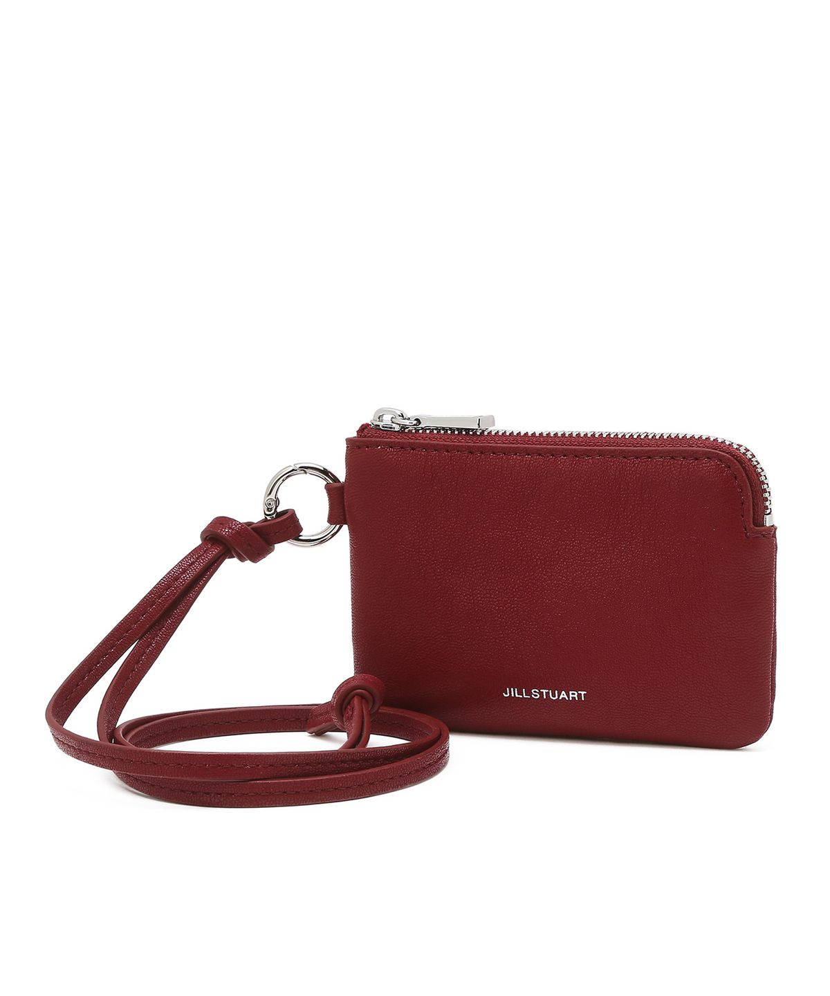 질스튜어트액세서리(JILLSTUART ACC) [카드홀더] 가죽 지퍼 파우치 홀더 4color