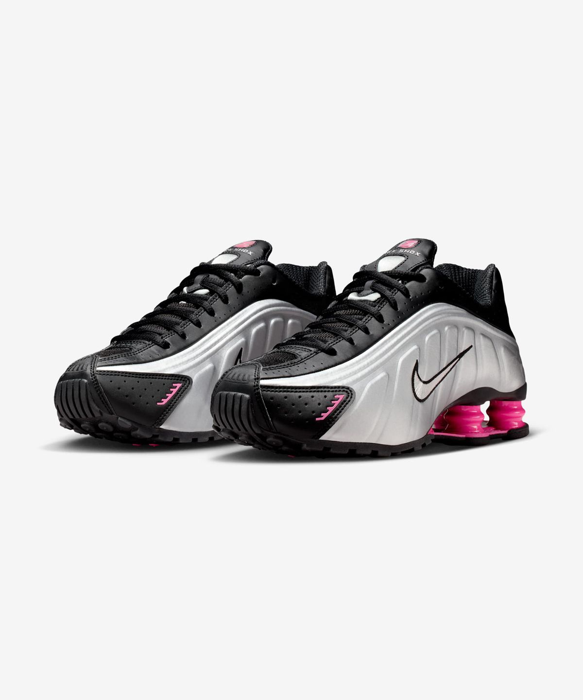나이키(NIKE) 샥스 R4 W - 블랙:핑크시클:메탈릭 실버 / AR3565-012