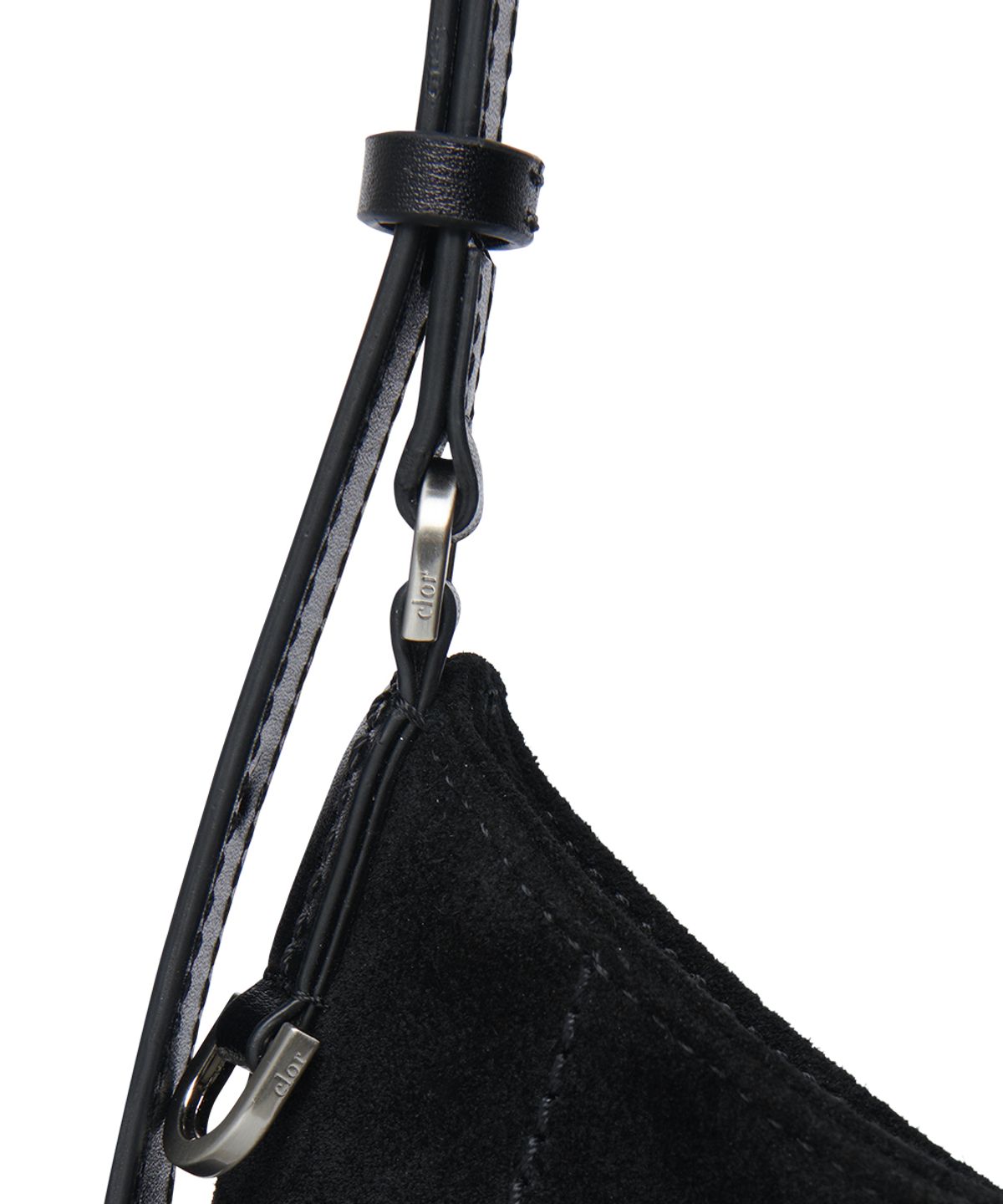 클로르(CLOR) FLOWER SUEDE BAG LARGE - 2 colors
