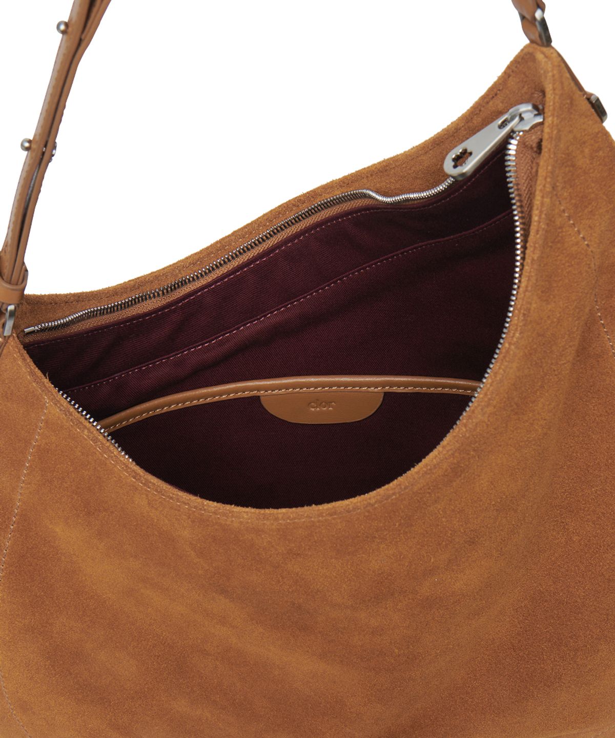 클로르(CLOR) FLOWER SUEDE BAG LARGE - 2 colors