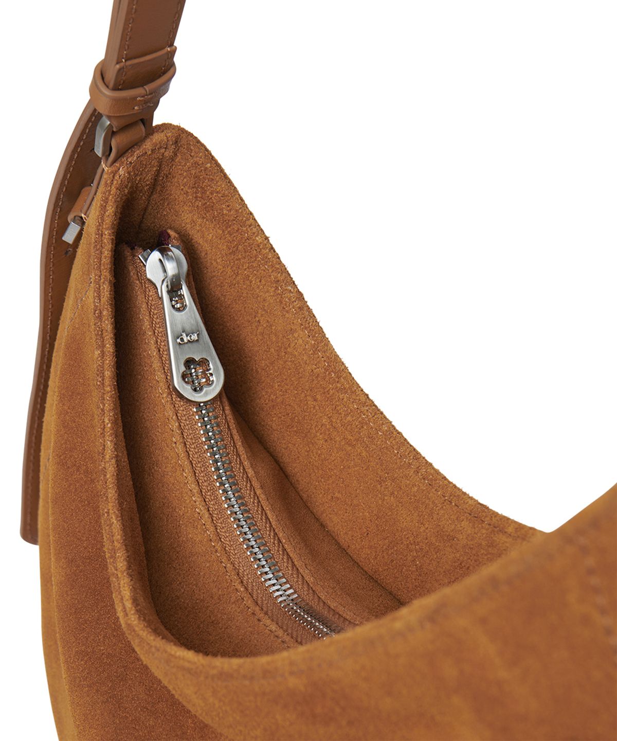 클로르(CLOR) FLOWER SUEDE BAG LARGE - 2 colors