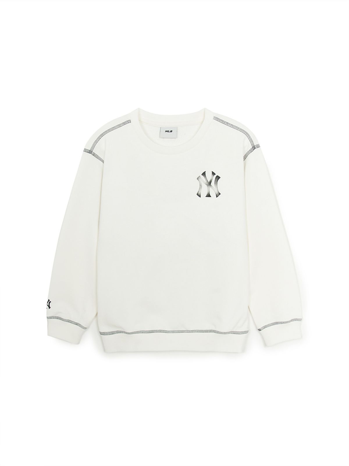 엠엘비 키즈(MLB KIDS) 스트릿 베이직 로고 아트웍 맨투맨 NY (Ivory)
