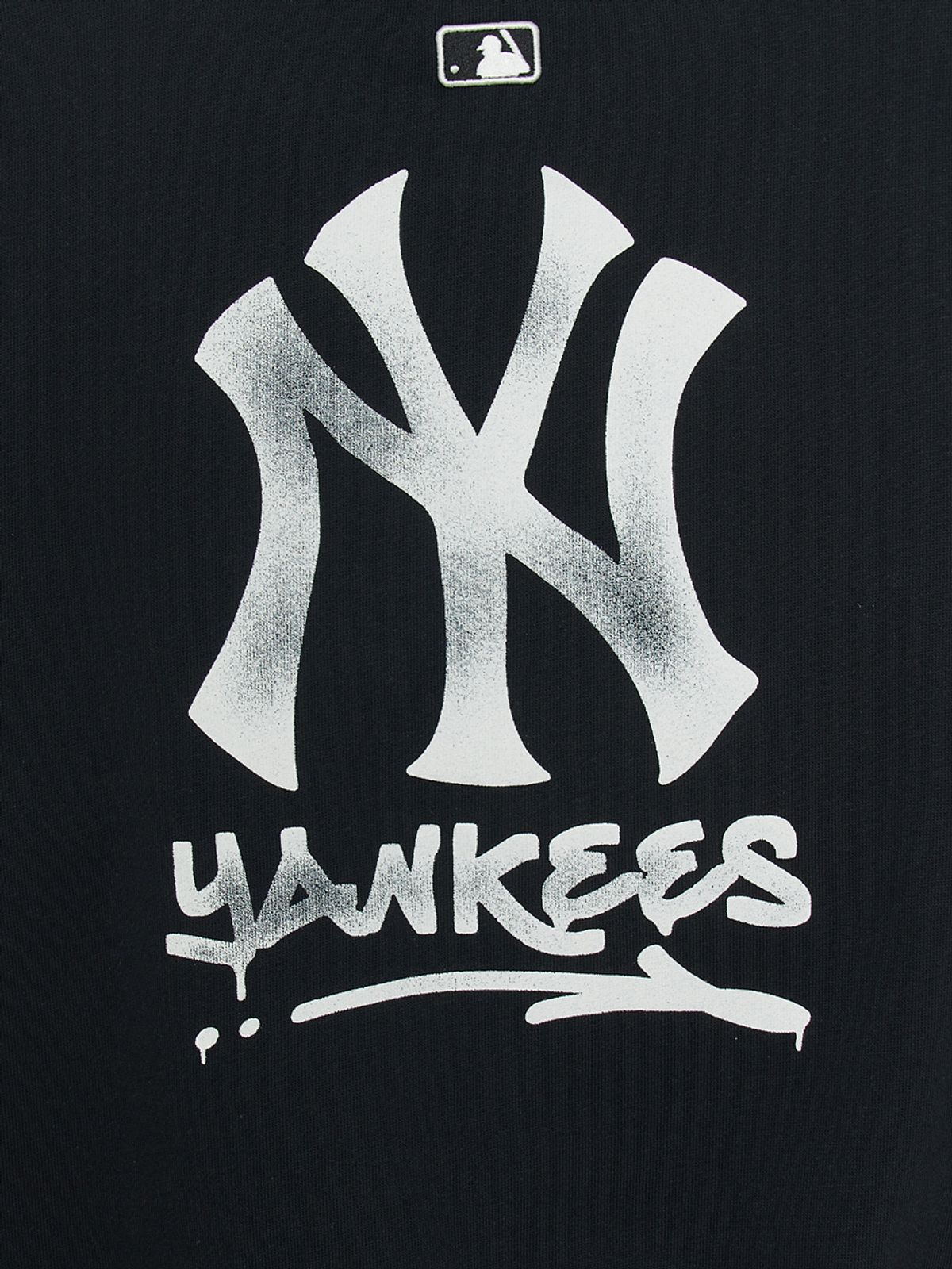 엠엘비 키즈(MLB KIDS) 스트릿 베이직 로고 아트웍 맨투맨 NY (Black)