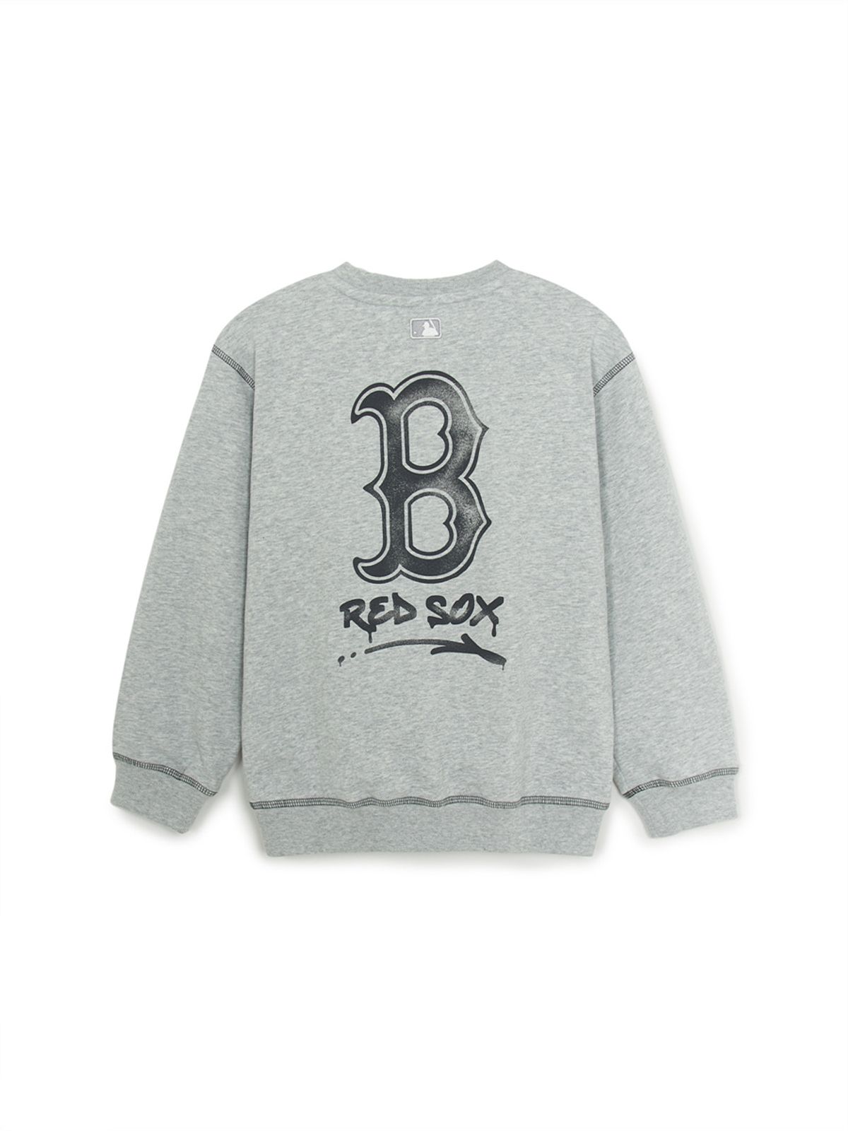 엠엘비 키즈(MLB KIDS) 스트릿 베이직 로고 아트웍 맨투맨 BOS (L.Melange Grey)