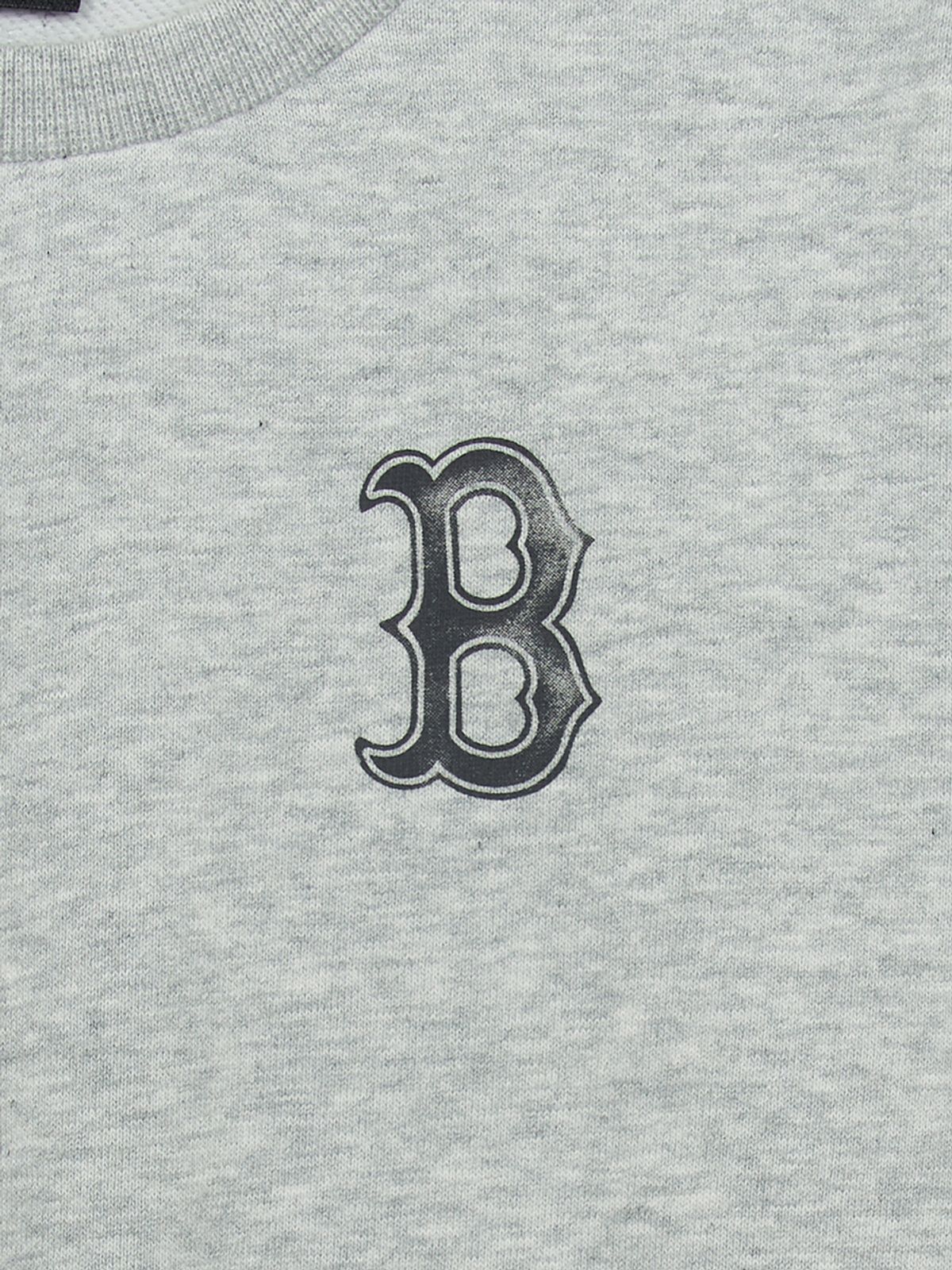 엠엘비 키즈(MLB KIDS) 스트릿 베이직 로고 아트웍 맨투맨 BOS (L.Melange Grey)