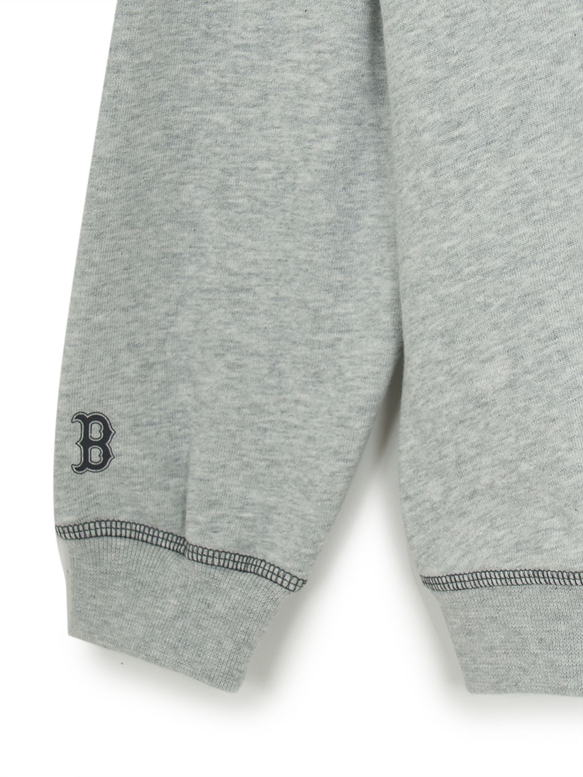 엠엘비 키즈(MLB KIDS) 스트릿 베이직 로고 아트웍 맨투맨 BOS (L.Melange Grey)