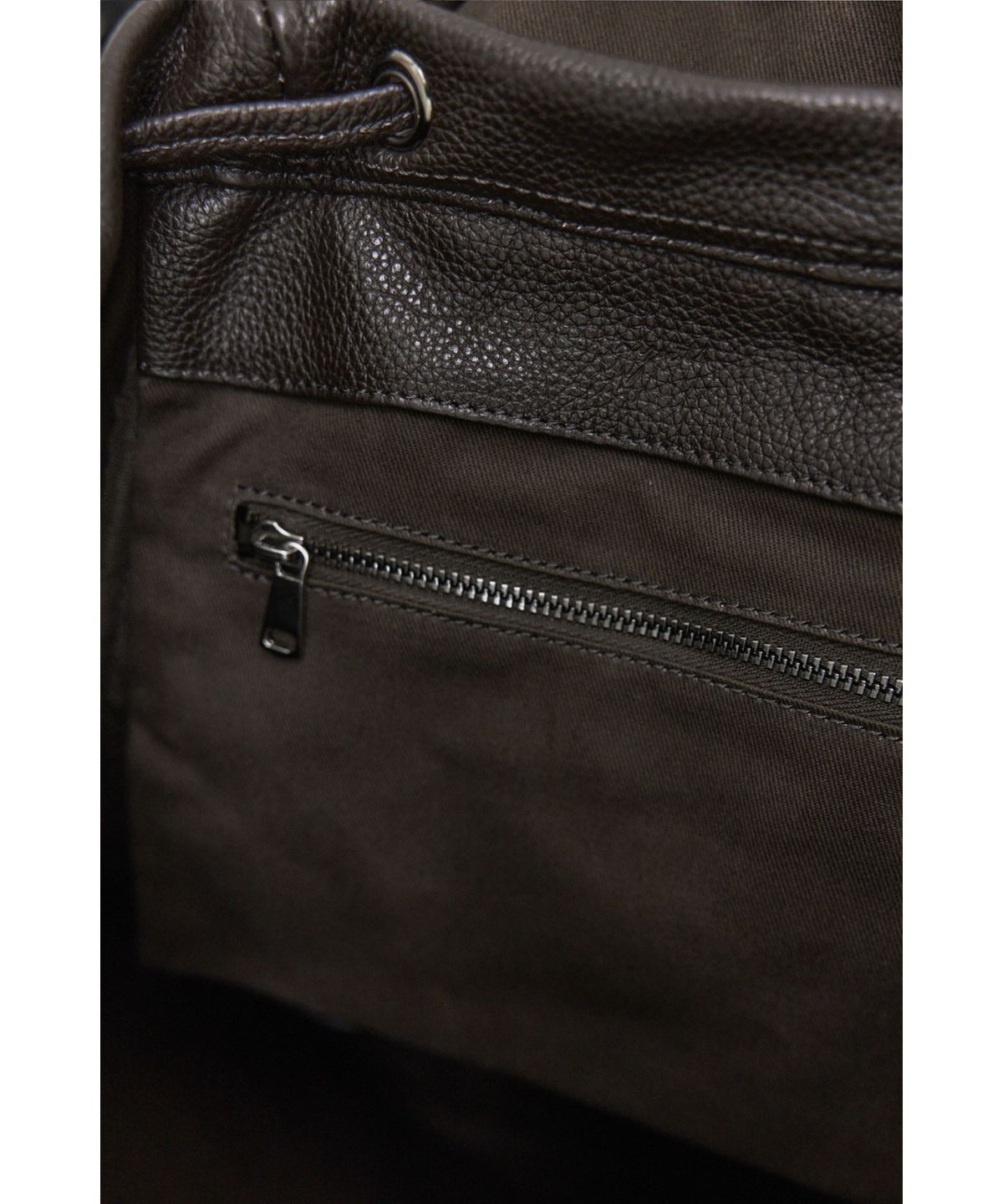 유스(YOUTH) Leather Ruck Sack - Brown