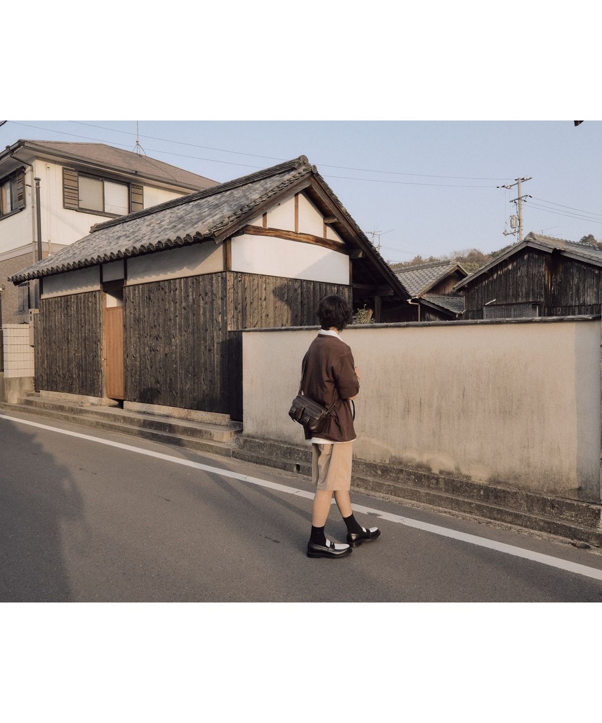 유스(YOUTH) Leather Camera Bag - Brown