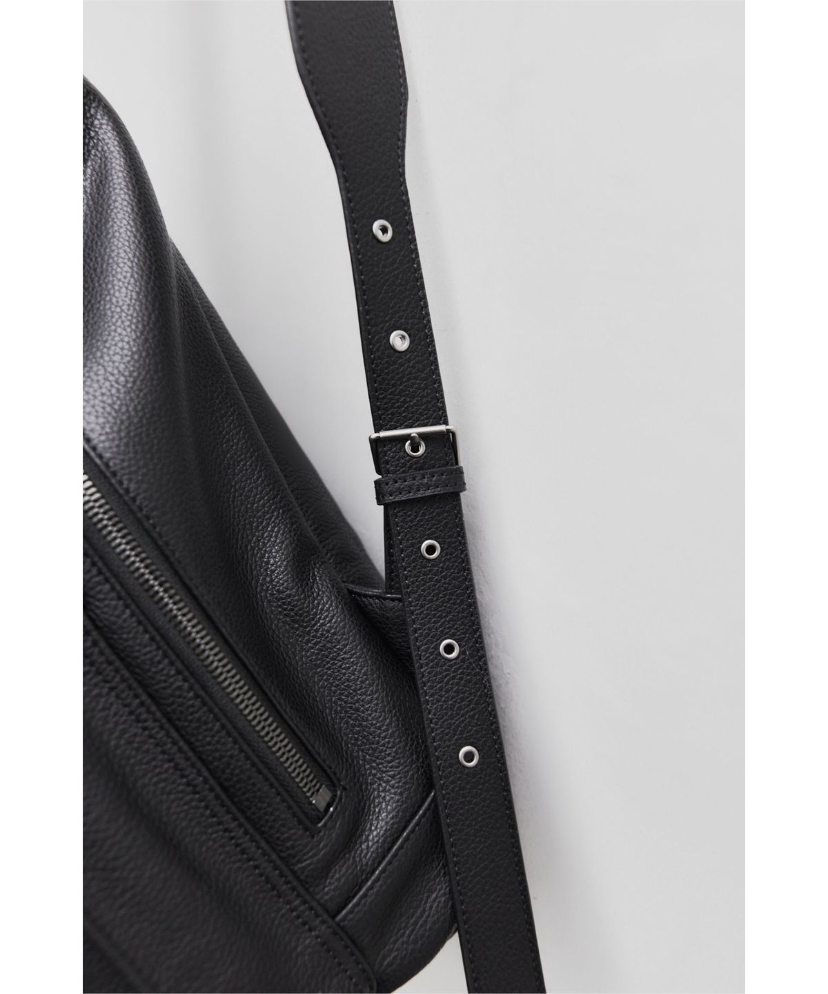 유스(YOUTH) Leather Ruck Sack - Black