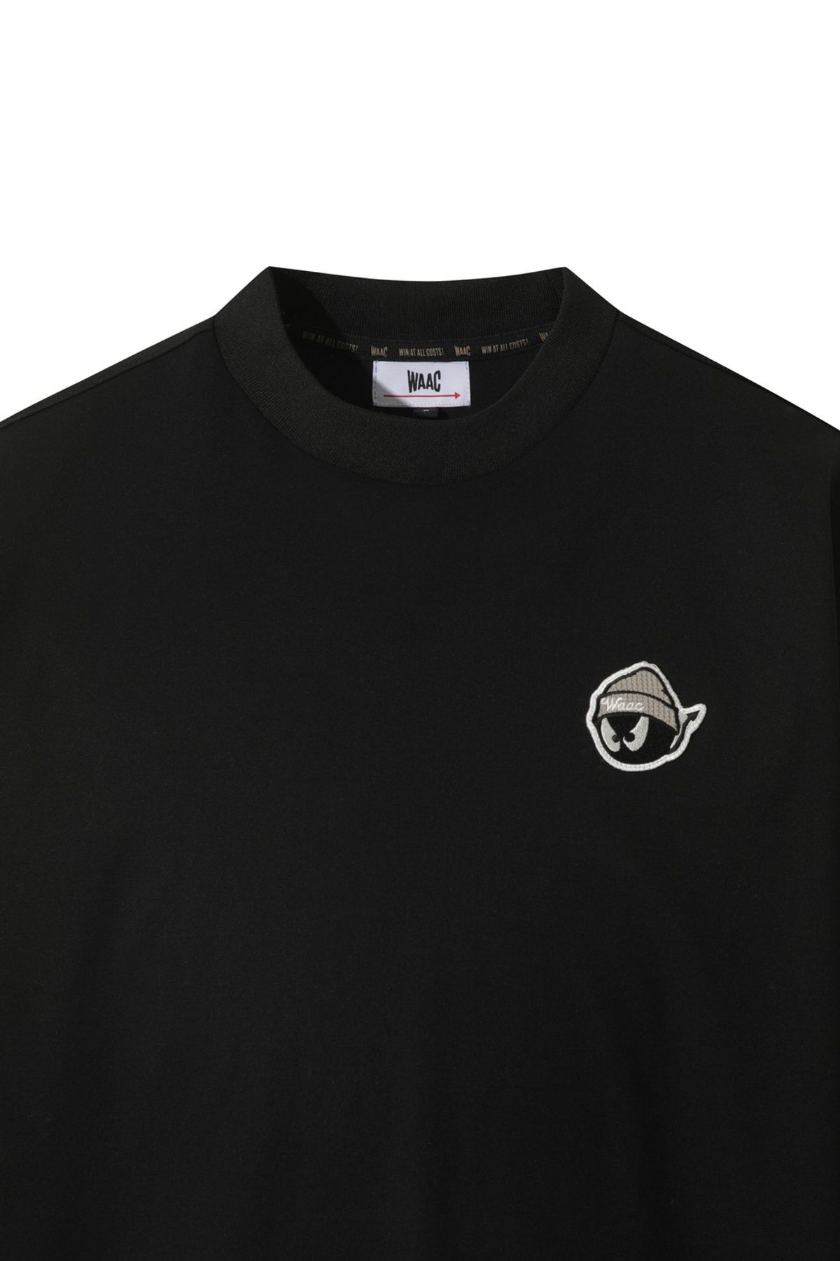 왁(WAAC) Men Ball Cap WAACKY Mock neck Top WMTBA25606BKX