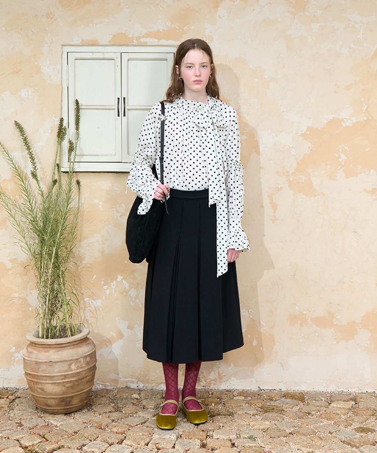 락피쉬웨더웨어(ROCKFISH WEATHERWEAR) PLEATS SKIRT - 3 colors