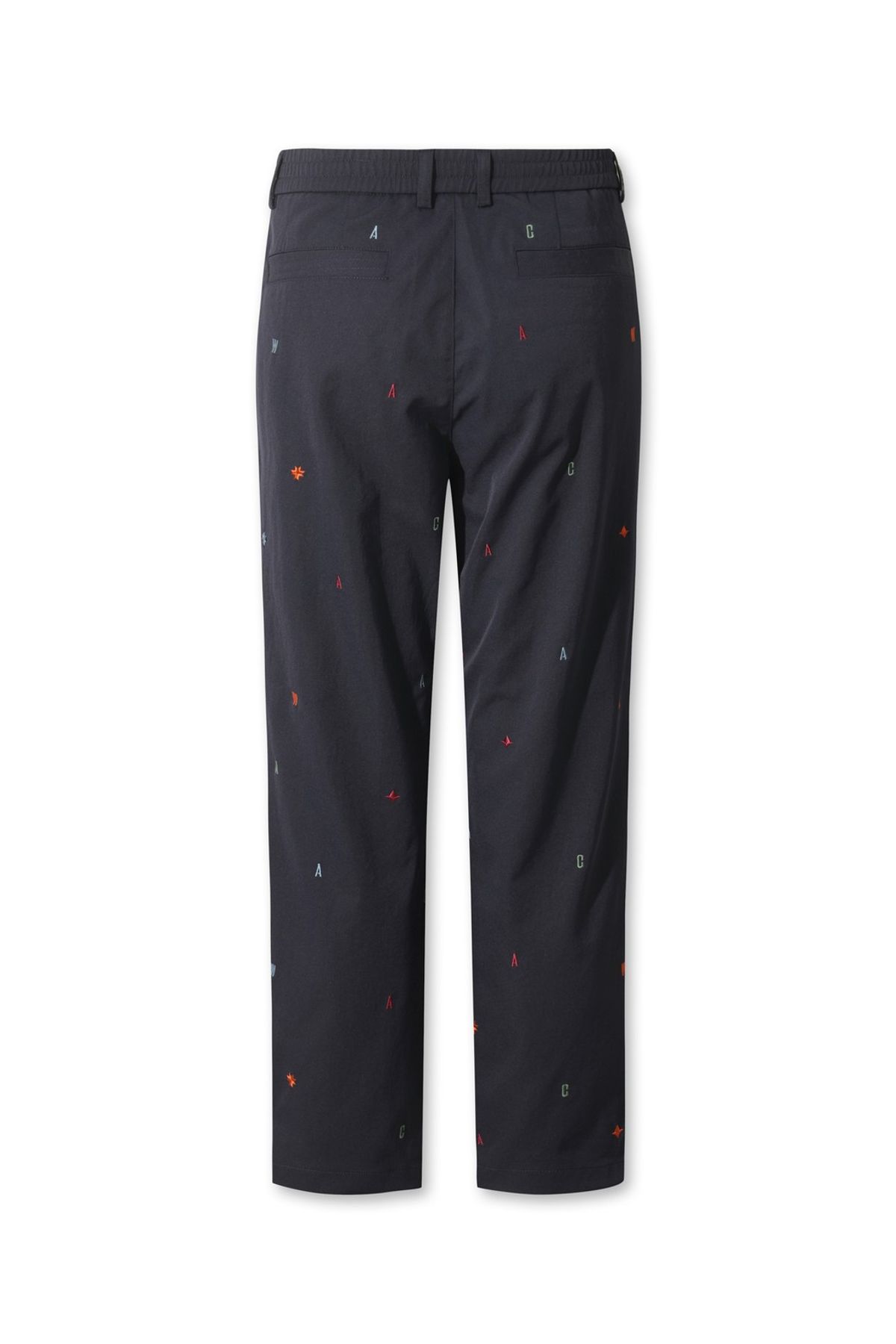 왁(WAAC) Men Embroidery Pants WMPNA25605NYD