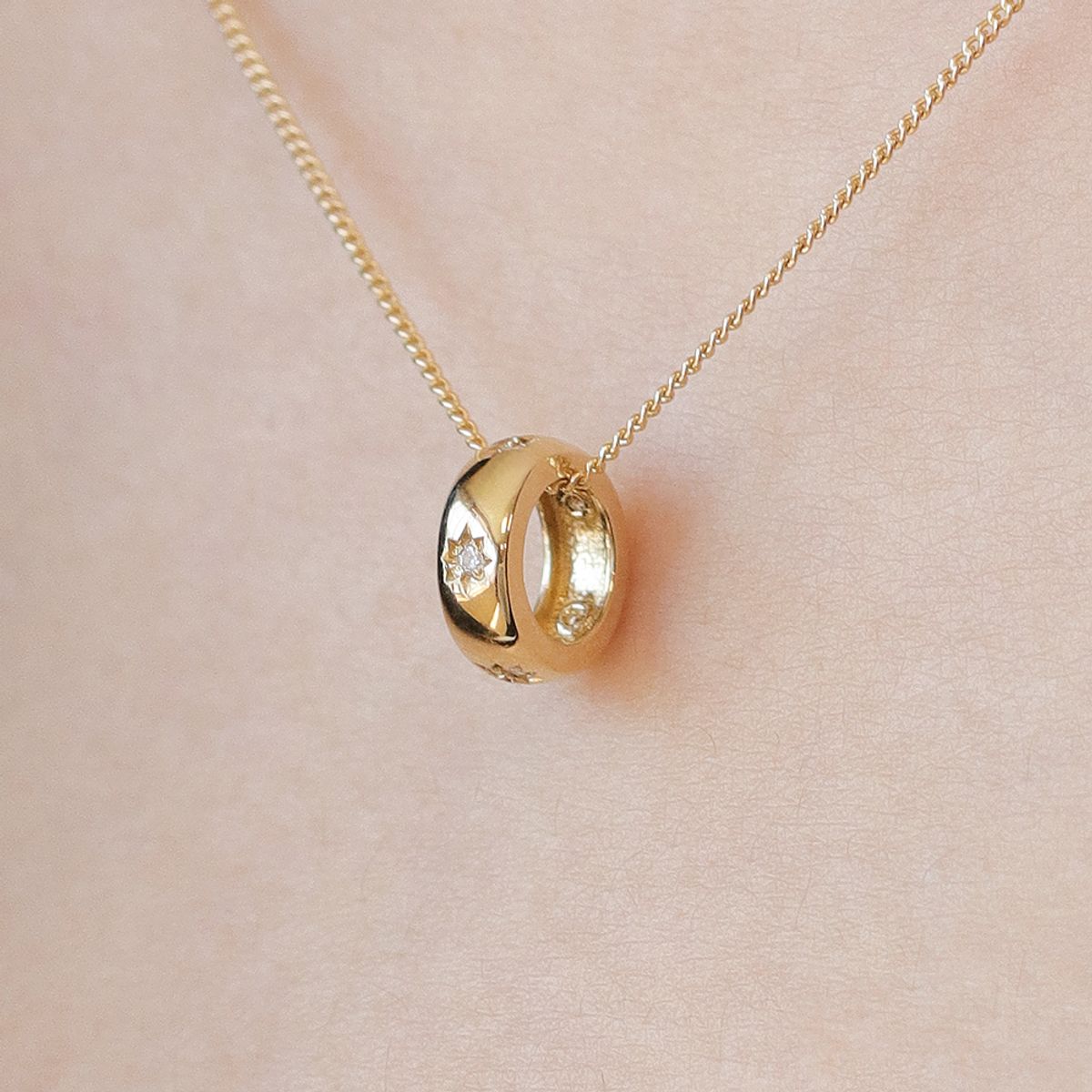러비앤비(LOVEENB) [14K gold] 에스텔 참 펜던트