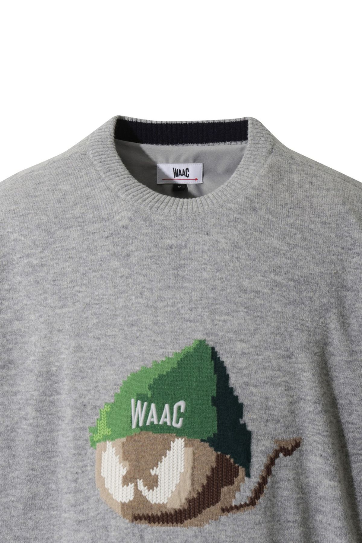 왁(WAAC) Men Beanie WAACKY Sweater WMWAW25802GYM