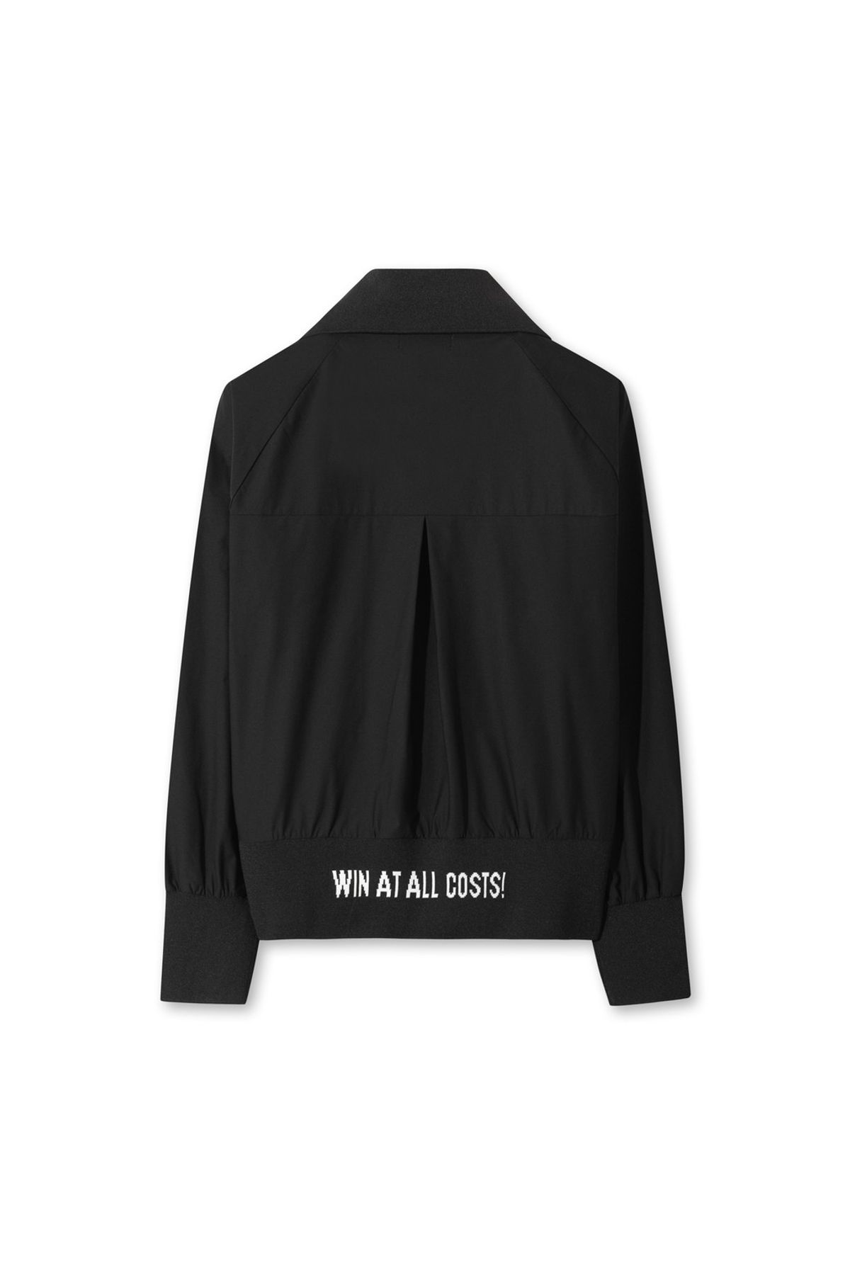 왁(WAAC) Women Woven Half-Zip Pullover WWTBA25606BKX