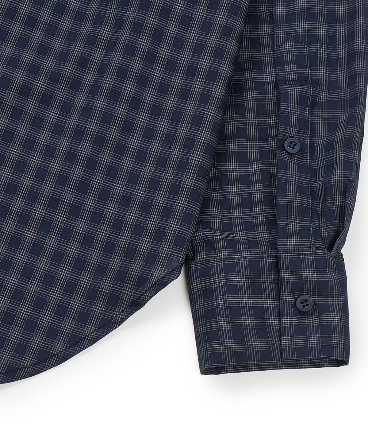 분더캄머(WNDERKAMMER) 80S CP V-neck Shirts_Navy