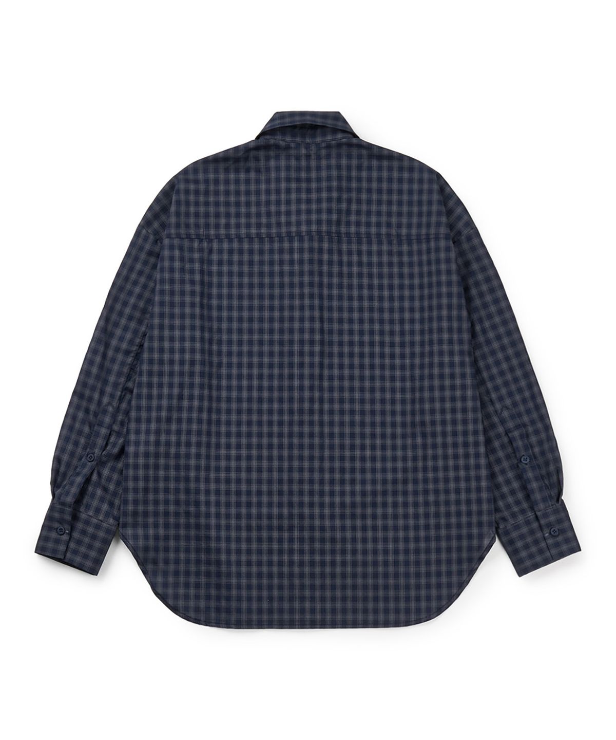 분더캄머(WNDERKAMMER) 80S CP V-neck Shirts_Navy