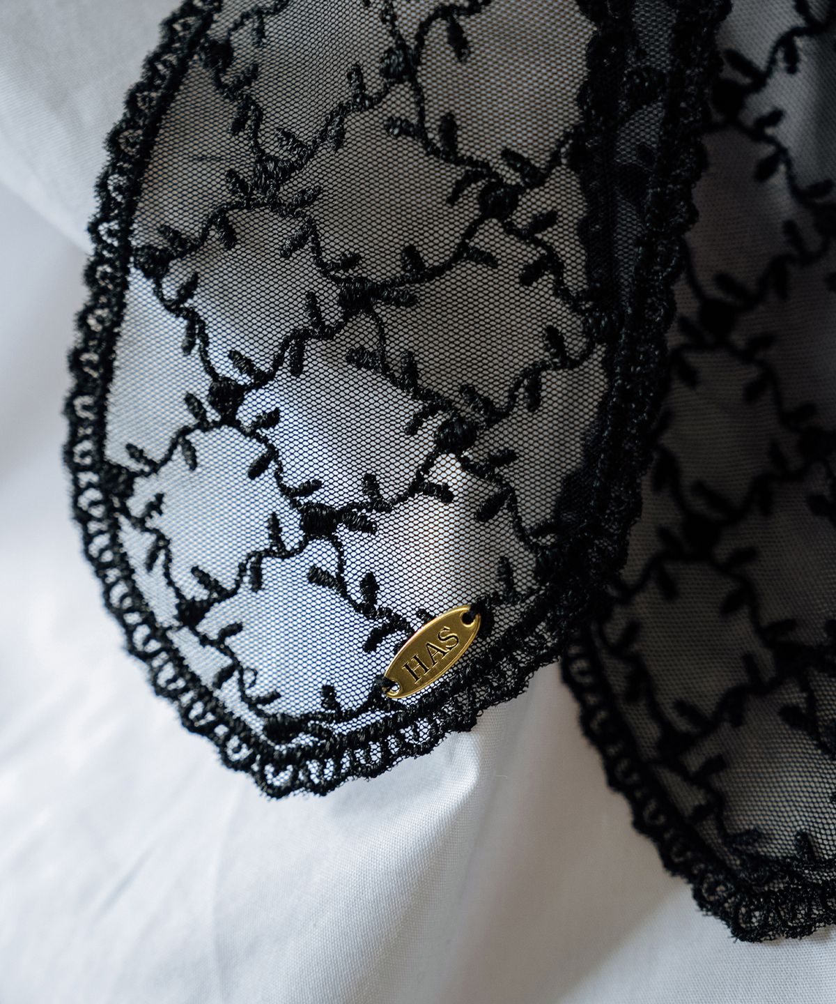 하스(HAS) HON021 Lace long tie Scarf