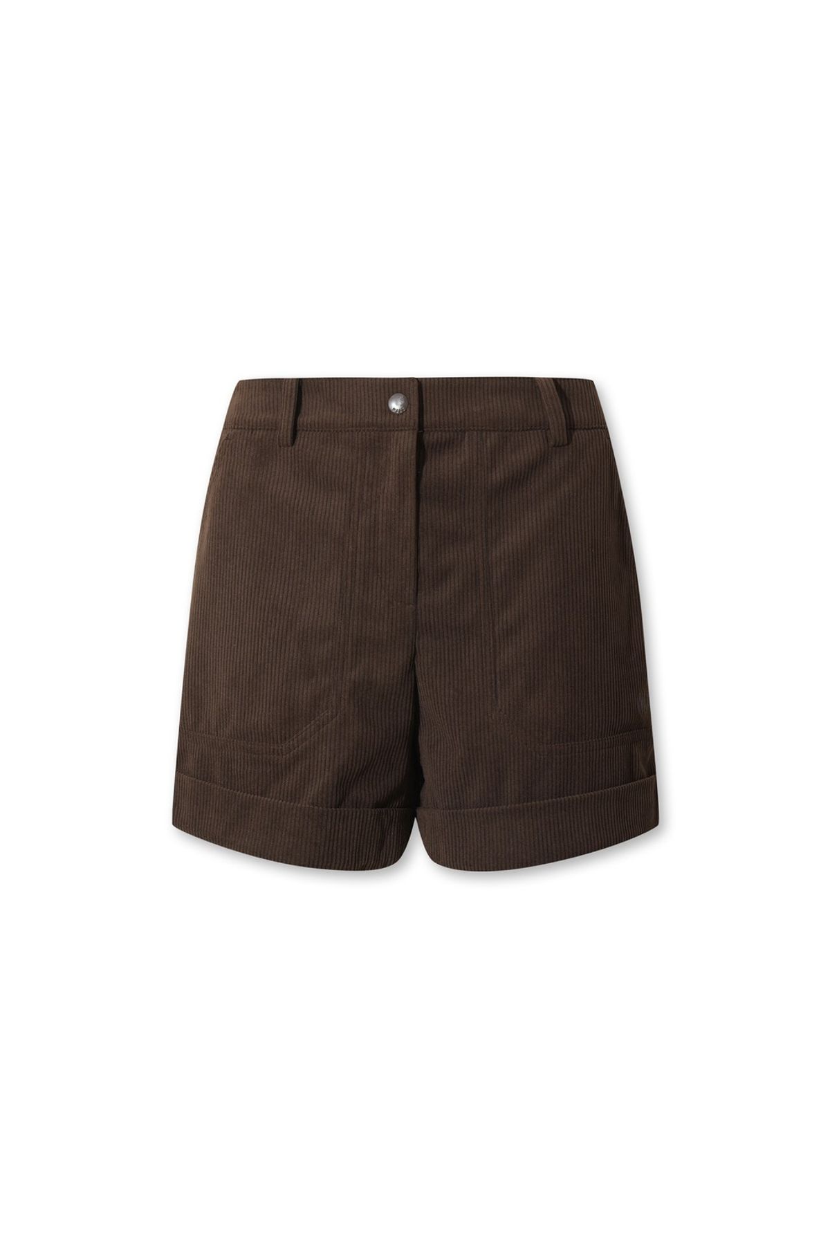 왁(WAAC) Women Corduroy half pants WWPNW25713BRD