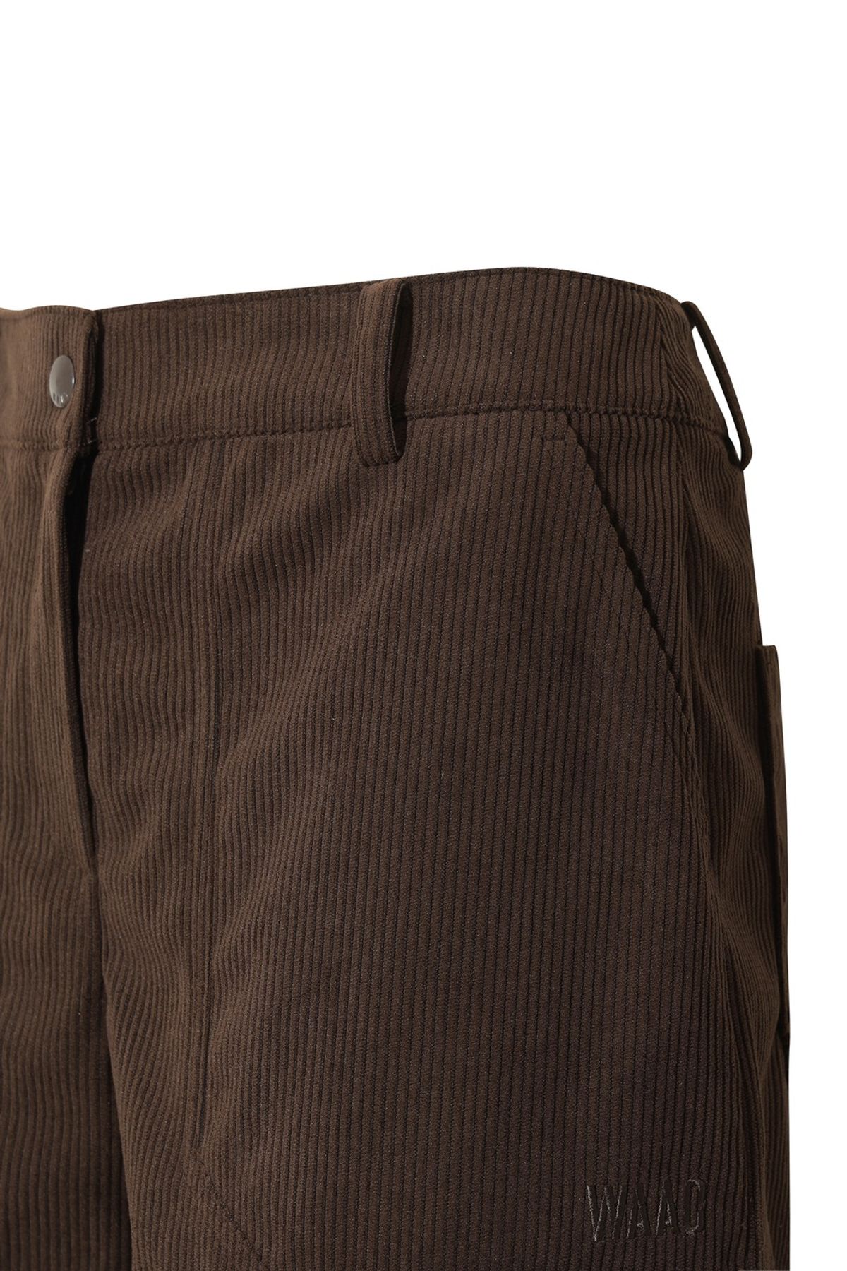 왁(WAAC) Women Corduroy half pants WWPNW25713BRD