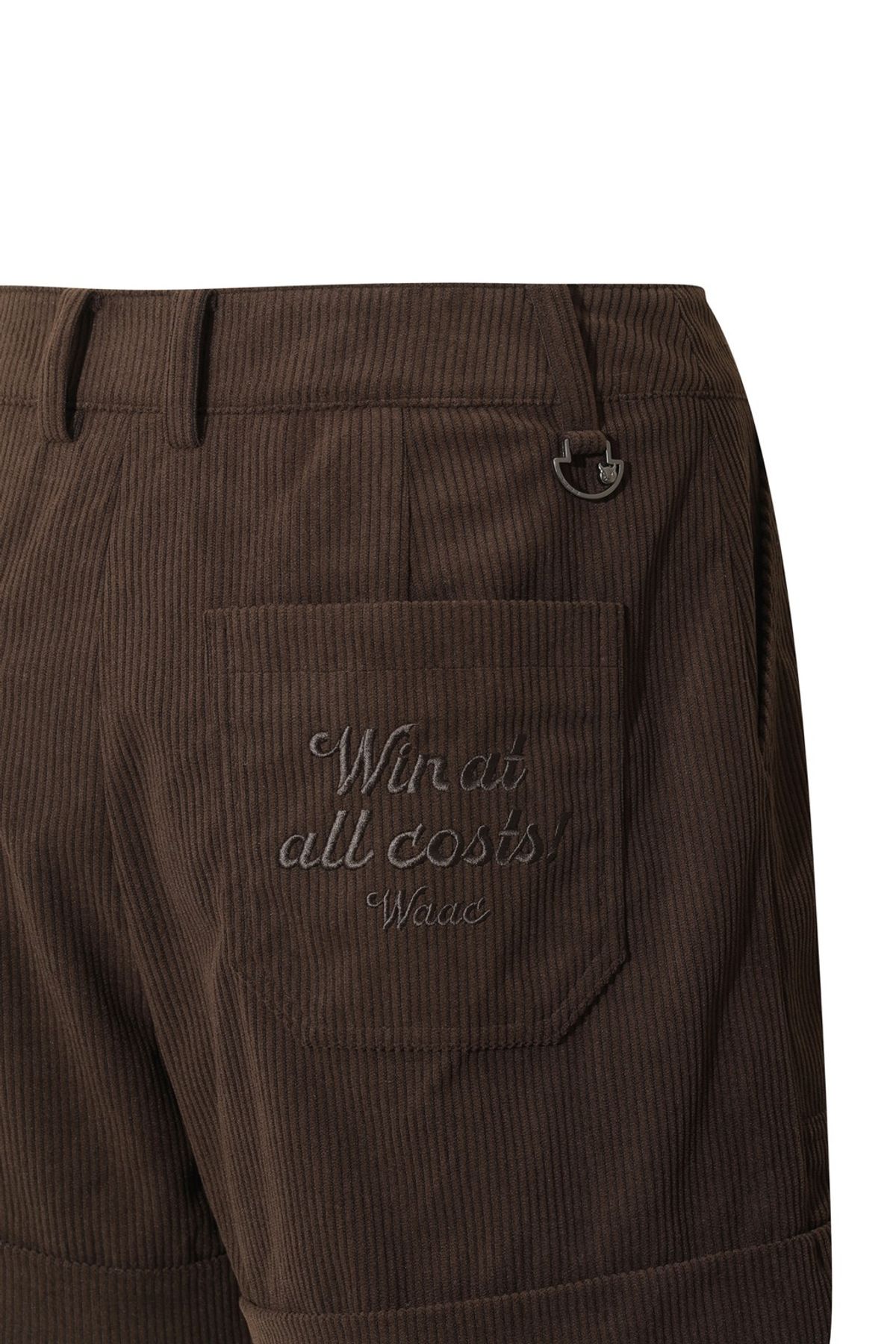 왁(WAAC) Women Corduroy half pants WWPNW25713BRD