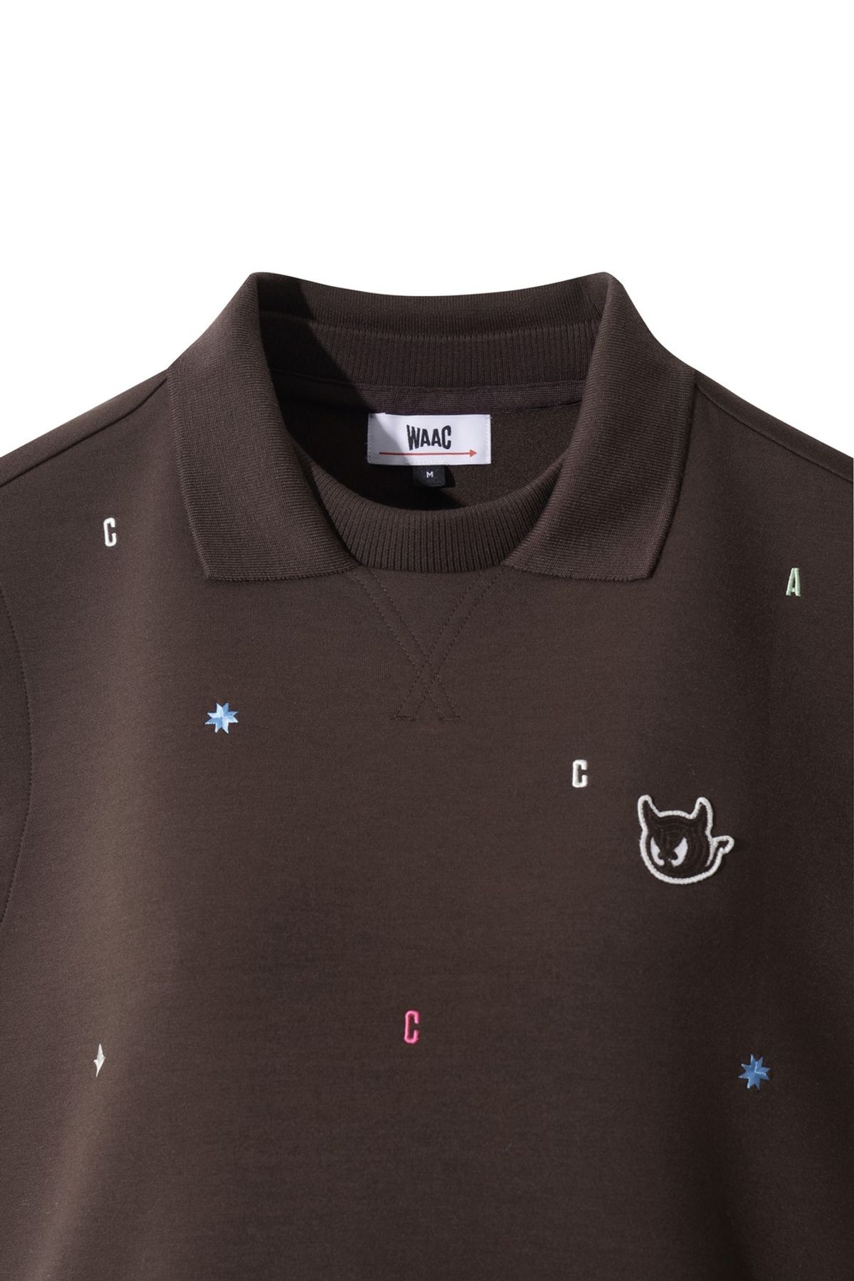 왁(WAAC) Women Multicolor Embroidery Vest WWTCA25600BRX