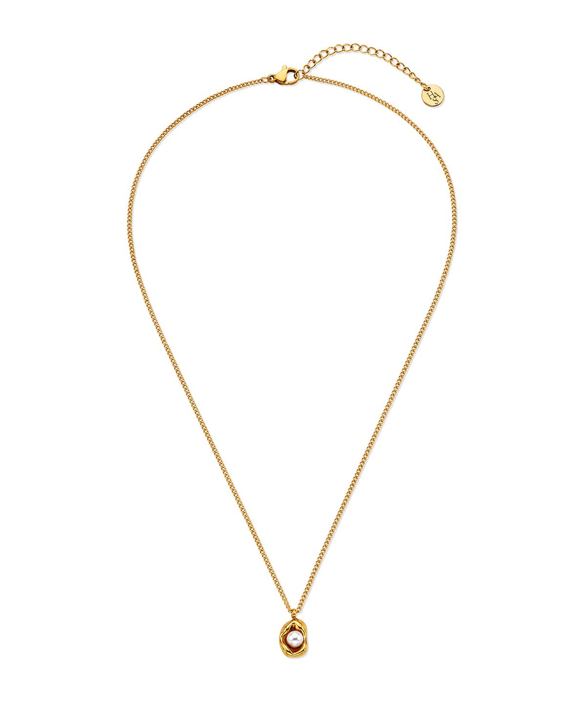 하스(HAS) HON014 Antique Pearl pendant Necklace